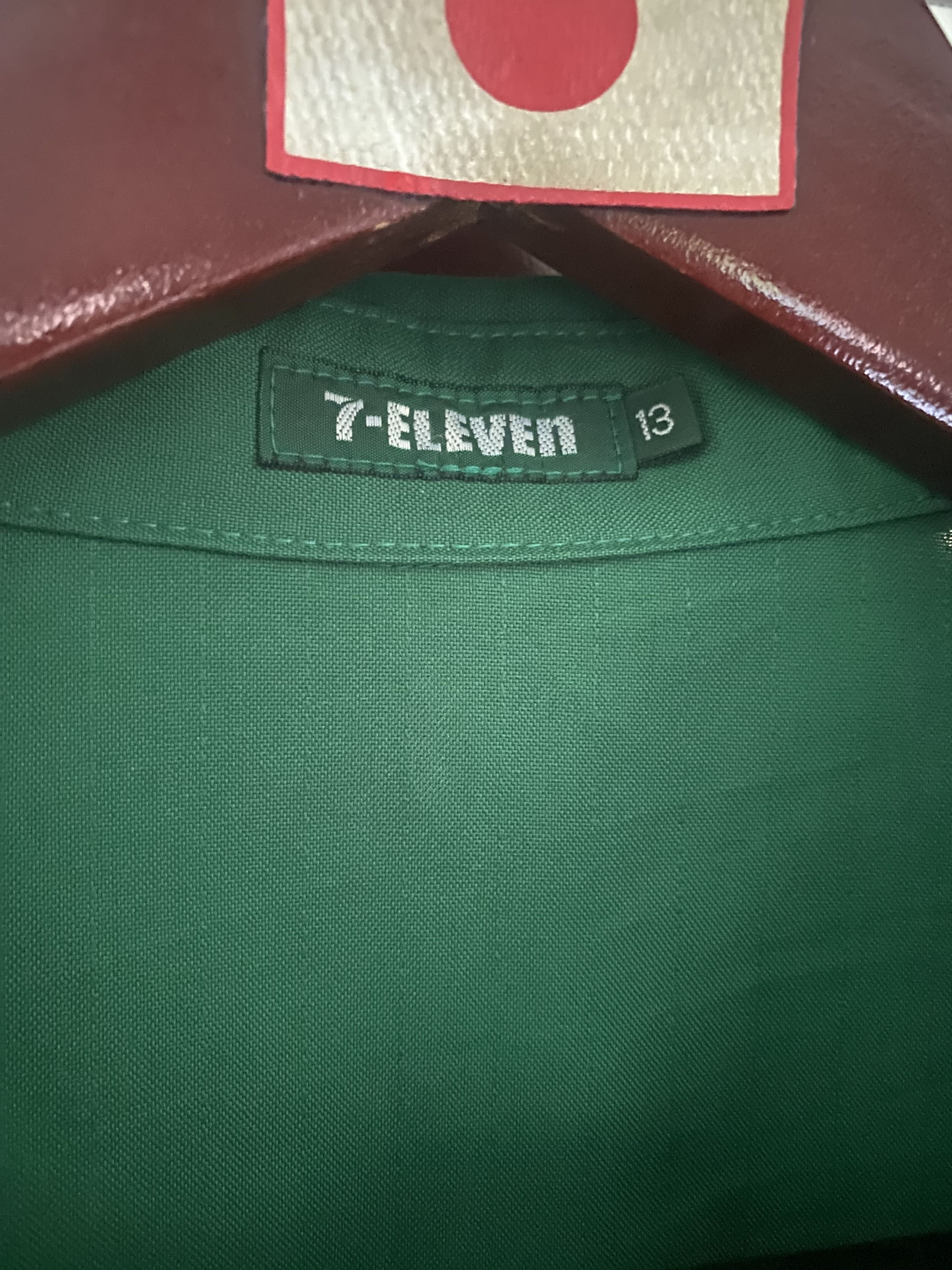 Japanese Brand × Logo 7 × Vintage Vintage 7 Eleven Uniforn Workers Zipper Shirt Size US M / EU 48-50 / 2 - 3 Thumbnail