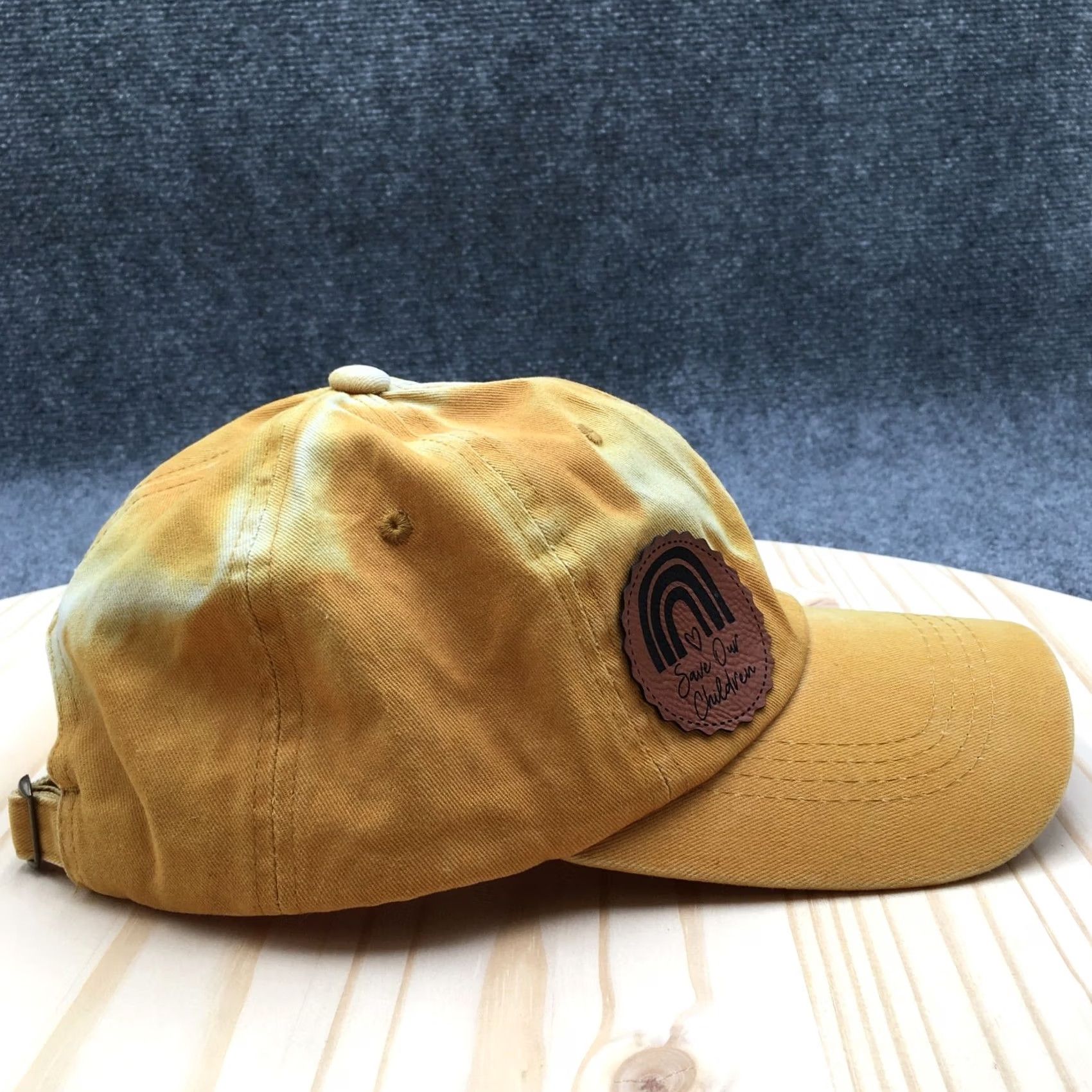 Vintage Save Our Children Baseball Cap Womens Gold One Size Adjustable Curved Brim Size ONE SIZE - 5 Thumbnail