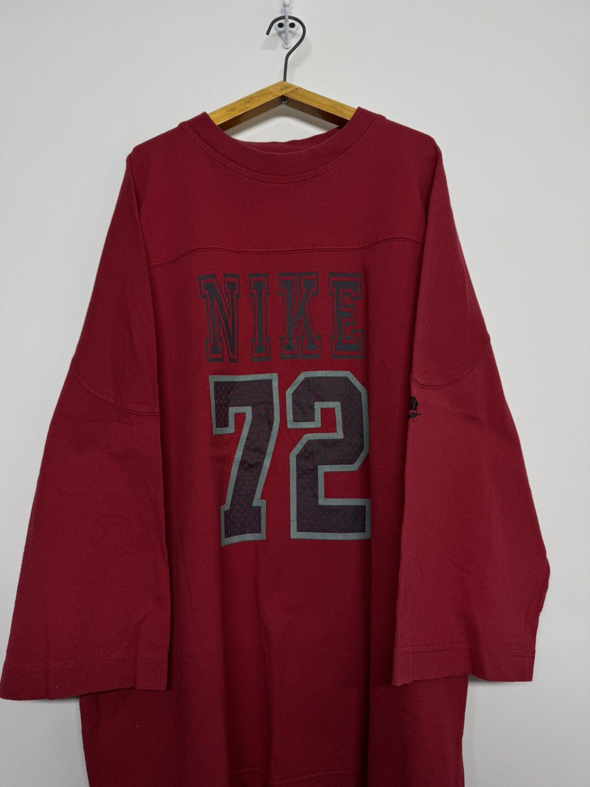 Nike Vintage Y2k Nike Big Logo Long Sleeve 00’s Size US XL / EU 56 / 4 - 4 Thumbnail