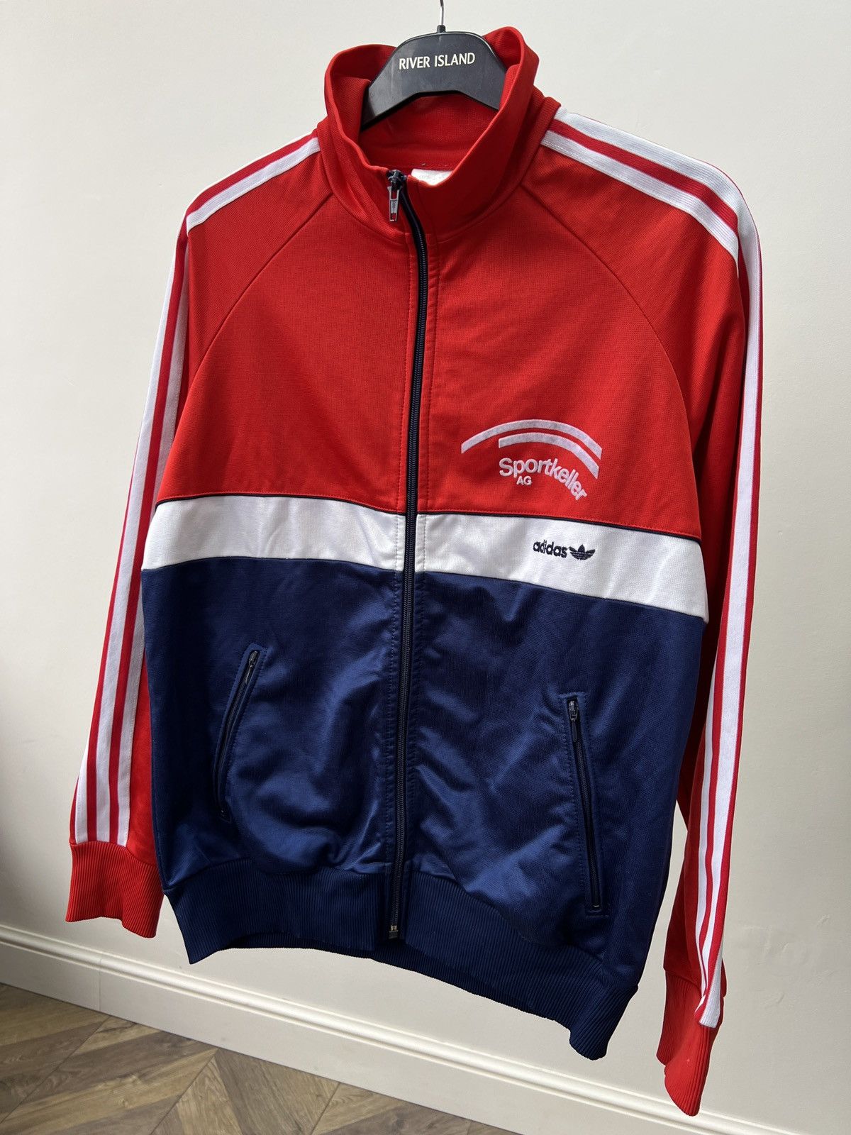 Adidas Vintage Adidas Track Jacket Full Zip made in West Germany Size US M / EU 48-50 / 2 - 3 Thumbnail