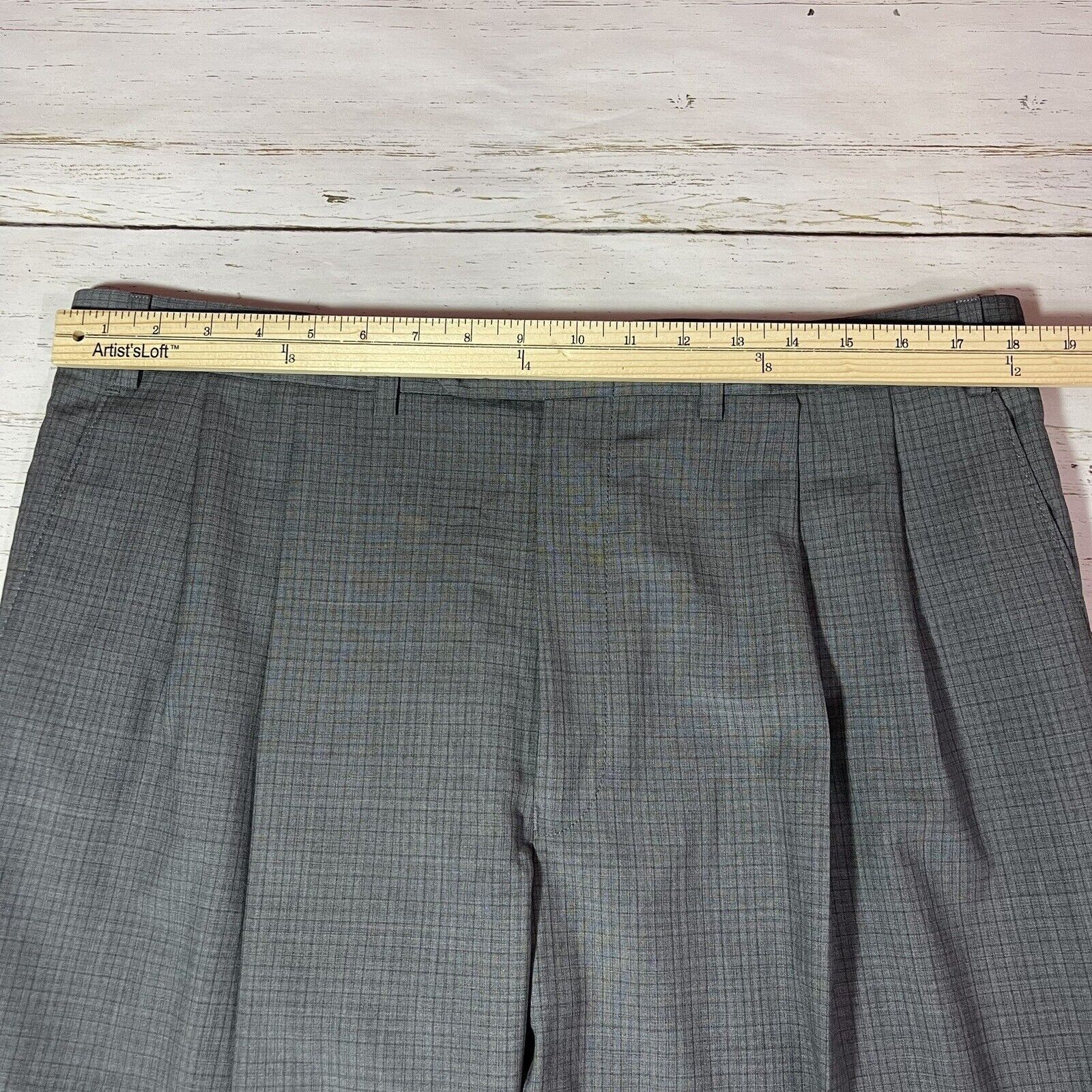 Ralph Lauren Ralph Lauren Nero Dress Pants Mens 43 Long 37 Gray MSPR $495 Size 42L - 6 Thumbnail
