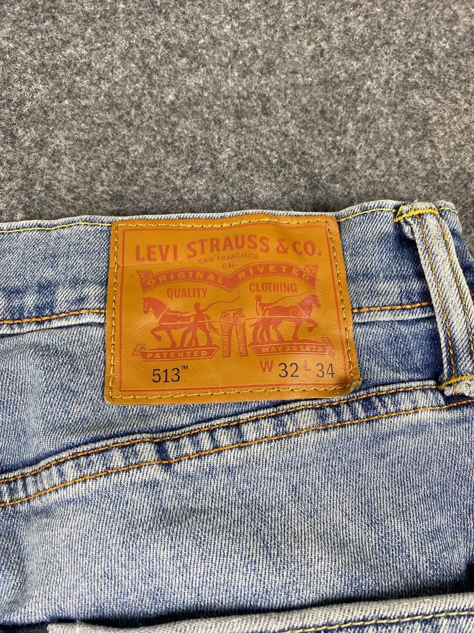 Levi's levis 513 slim straight fit distressed denim Size US 34 / EU 50 - 7 Thumbnail