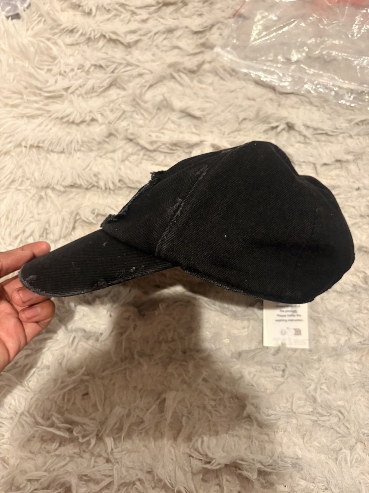 424 424 denim cap black OS Size ONE SIZE - 4 Thumbnail