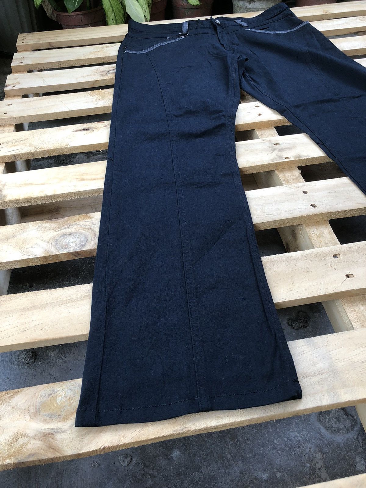 Japanese Brand × Vintage × semanticdesign Vintage Japanese Brands Semantic Design Black Pants Size US 34 / EU 50 - 8 Thumbnail