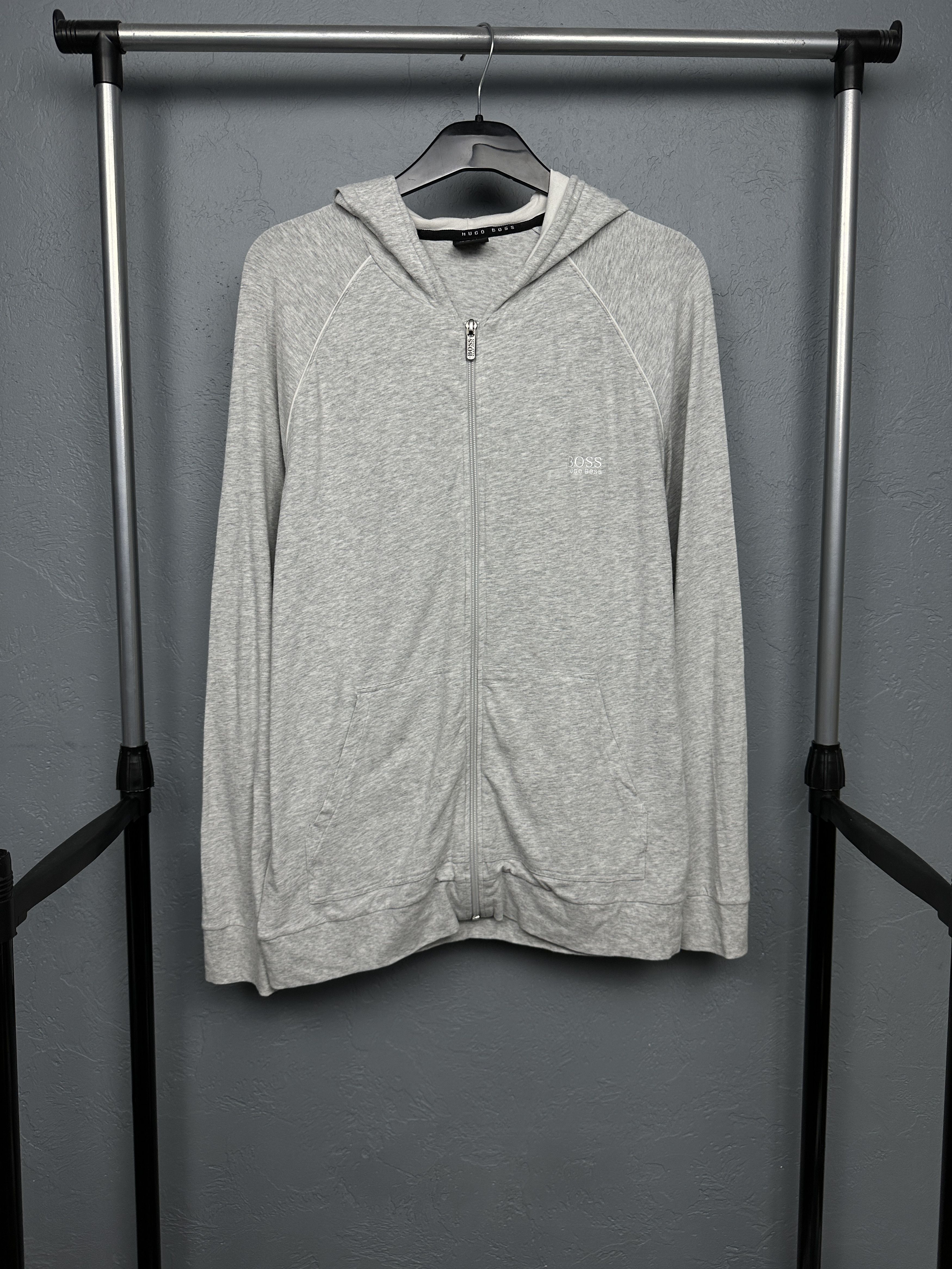 Hugo Boss Hugo Boss Mens Zip Hoodie Size US L / EU 52-54 / 3 - 1 Thumbnail