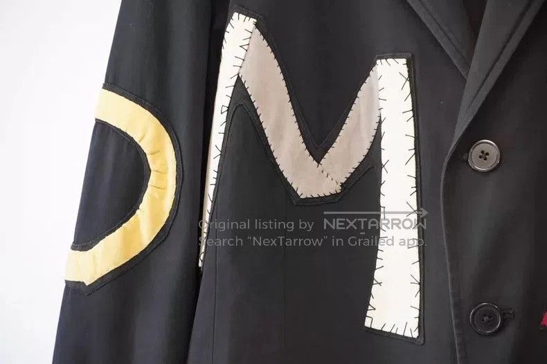 Yohji Yamamoto Yohji Yamamoto Letter Patch Jacket M Size Size US M / EU 48-50 / 2 - 5 Thumbnail
