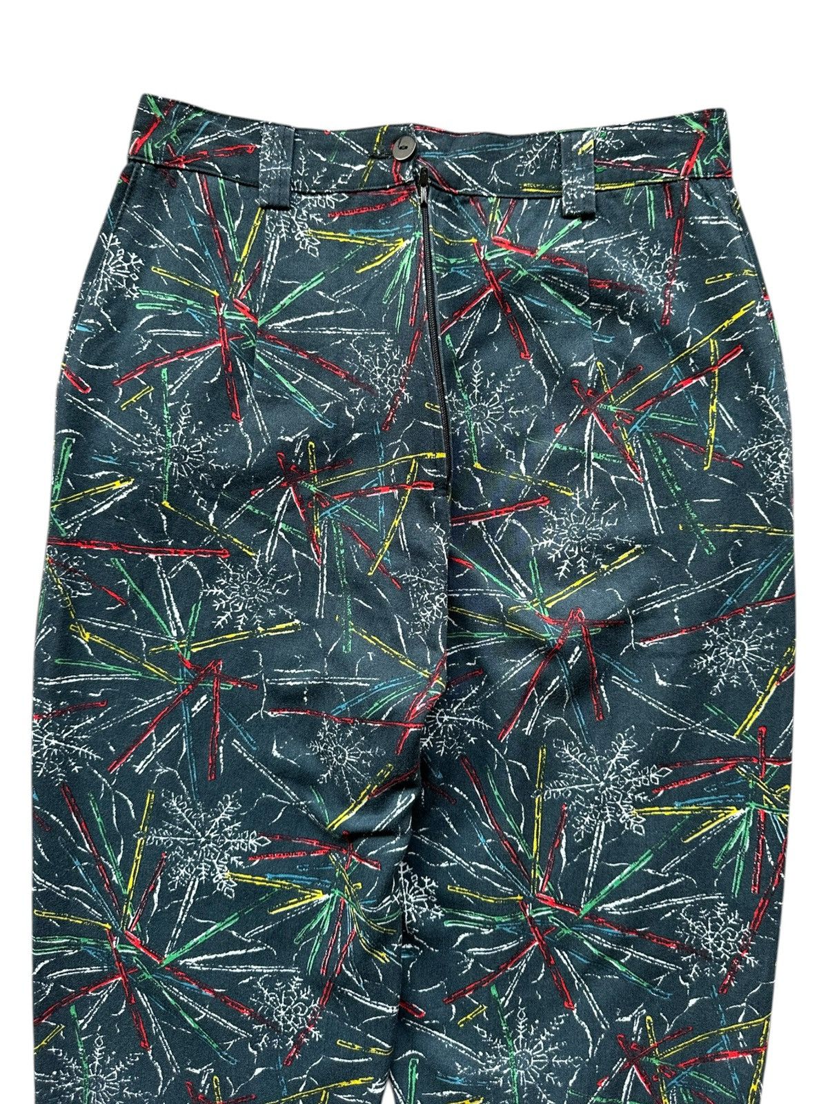 Vintage 70's vintage BENETTON Italy printed pants Size US 28 / EU 44 - 5 Thumbnail