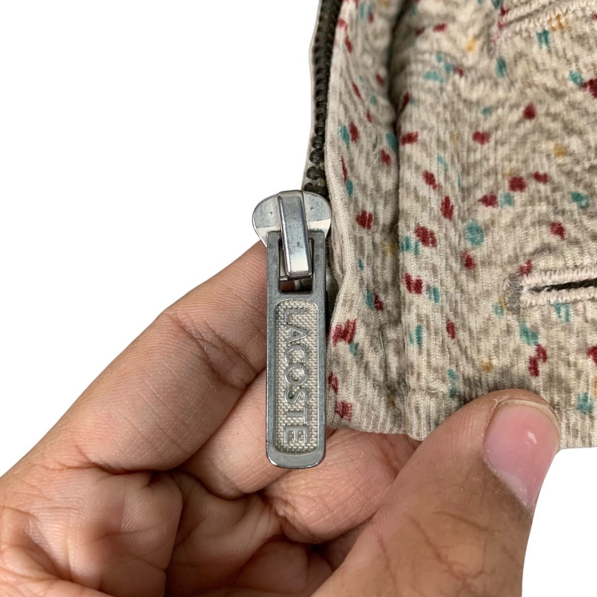 Lacoste 90’s IZOD LACOSTE Speckled Pattern Bomber Jacket #2827-C127 Size US XL / EU 56 / 4 - 12 Thumbnail