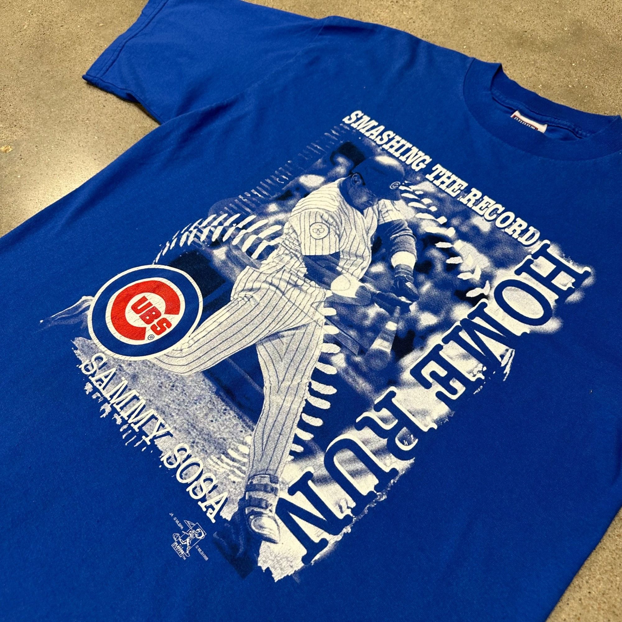 MLB × Vintage Vintage 1998 Sammy Sosa Chicago Cubs MLB Shirt Size US XL / EU 56 / 4 - 2 Thumbnail