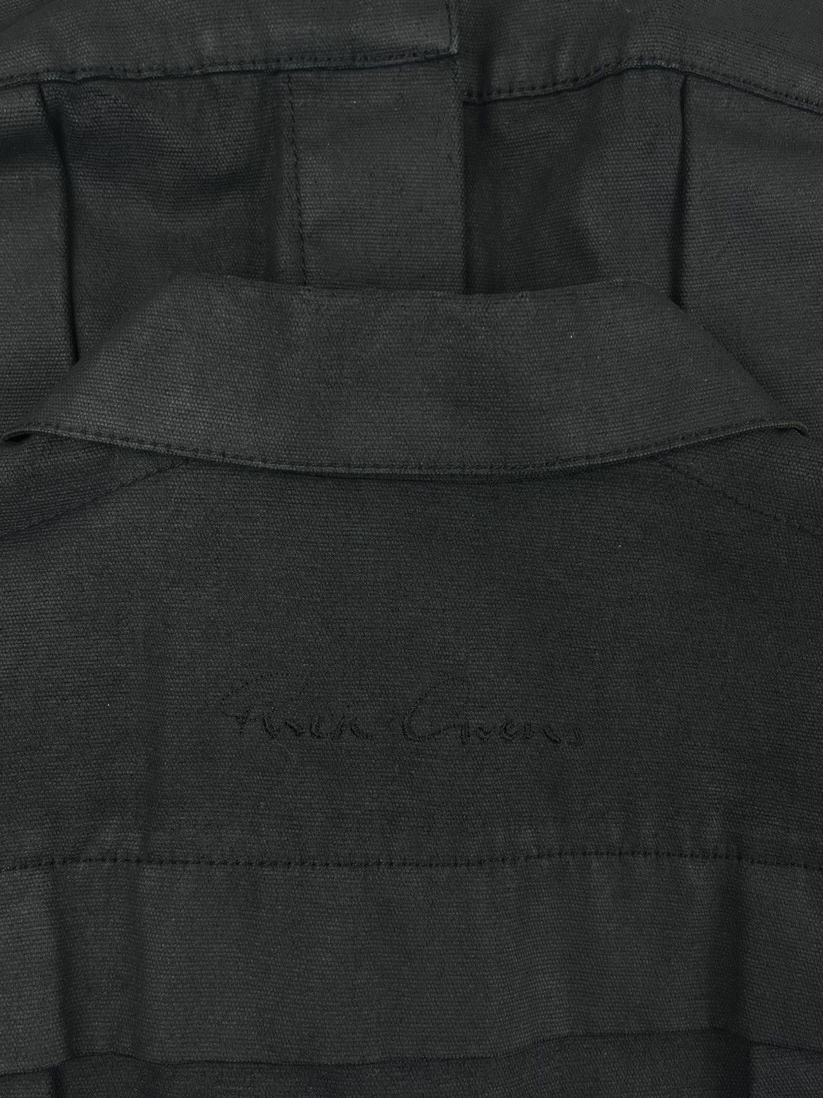 Rick Owens SS03 Rick Owens Suckerball Runway Waxed Cargo Denim Jacket Size US S / EU 44-46 / 1 - 11 Thumbnail