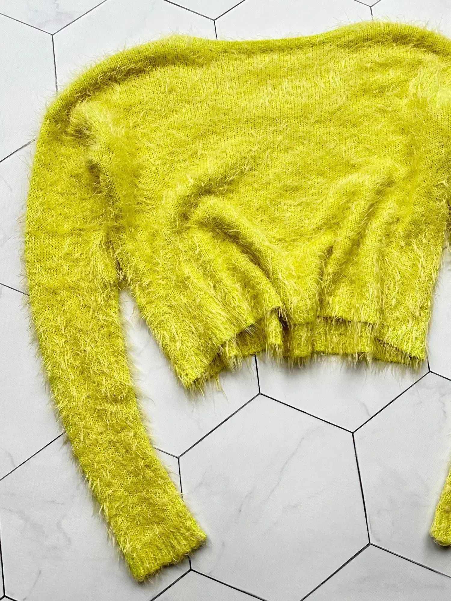 Vintage Vintage Cropped Mohair Sweater (B439)E2 Size M / US 6-8 / IT 42-44 - 5 Thumbnail