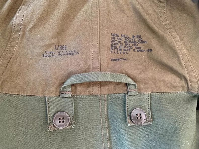 The Real McCoy's The Real McCoy's M51 New Version Loose-Fitting Long-Line Fi Size US L / EU 52-54 / 3 - 7 Thumbnail
