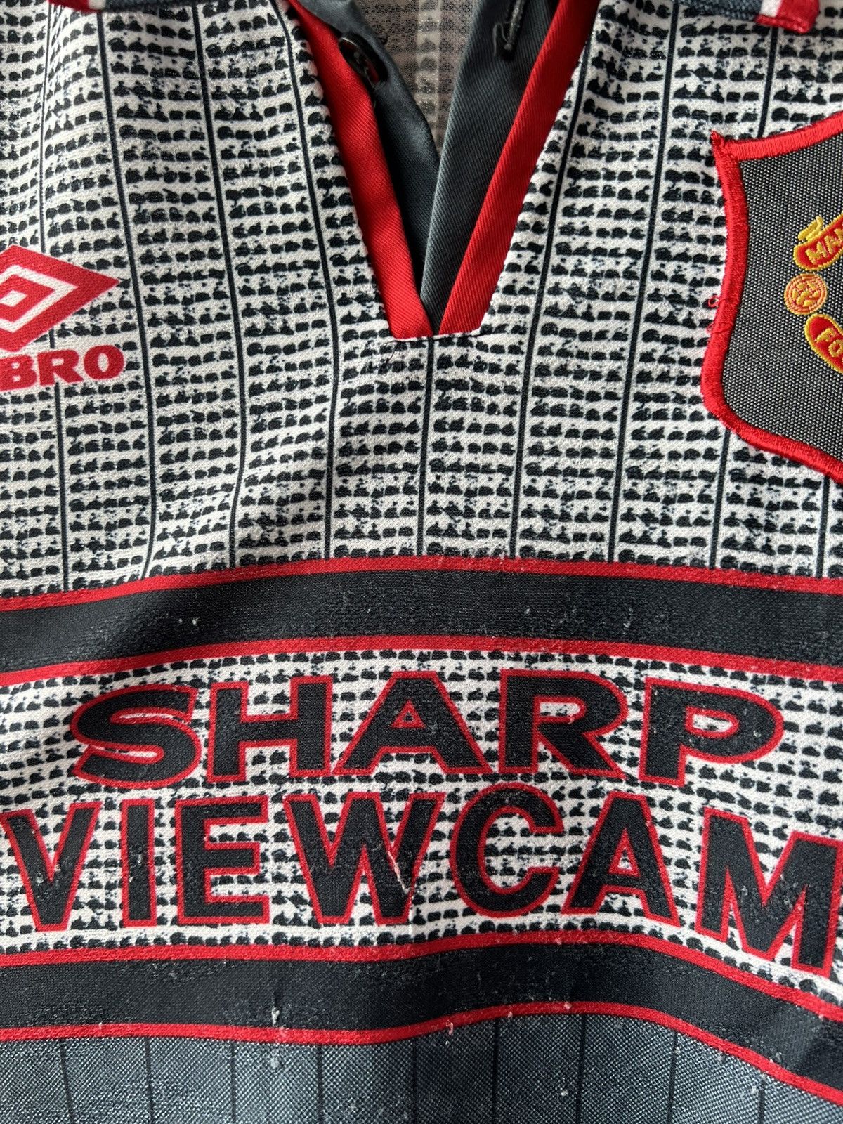 Umbro 1995/96 MANCHESTER UNITED #17 COLE AWAY SOCCER JERSEY BOYA Size US XXS / EU 40 - 11 Thumbnail