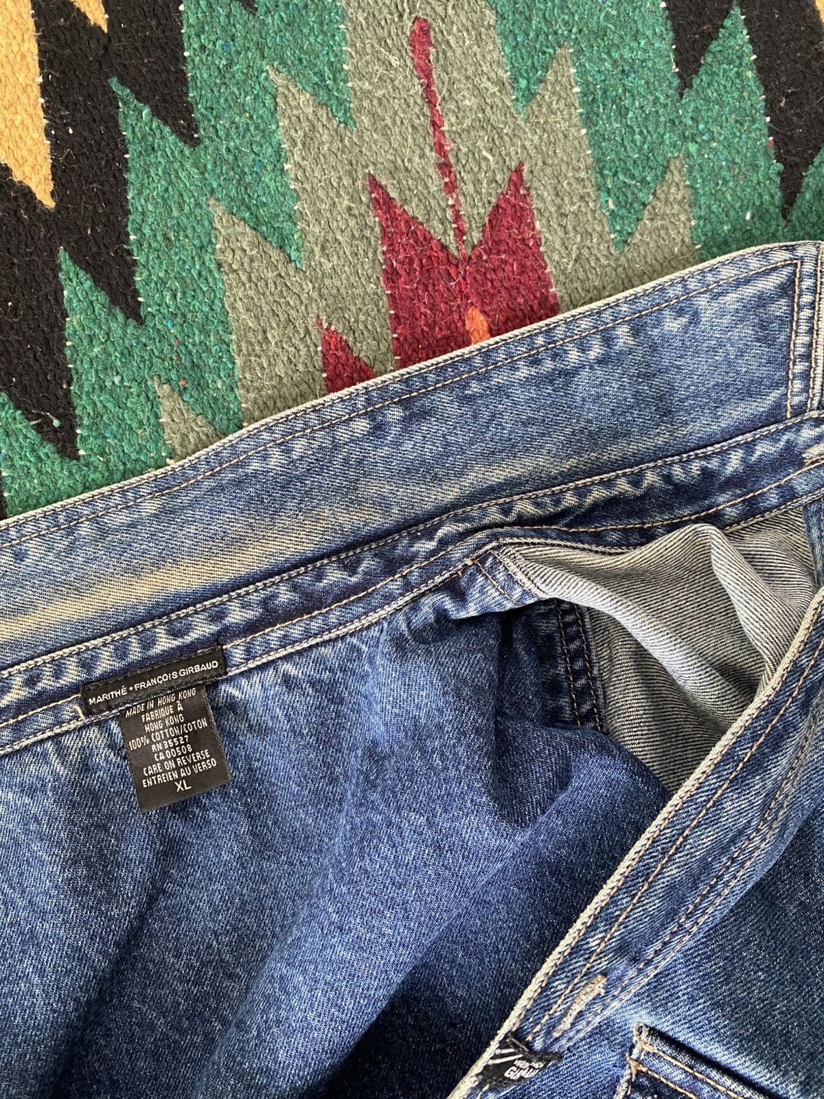 Marithe + Francois Girbaud Marithe Francois Girbaud Vintage Faded Oversized Denim Jacket Size US XL / EU 56 / 4 - 17 Thumbnail