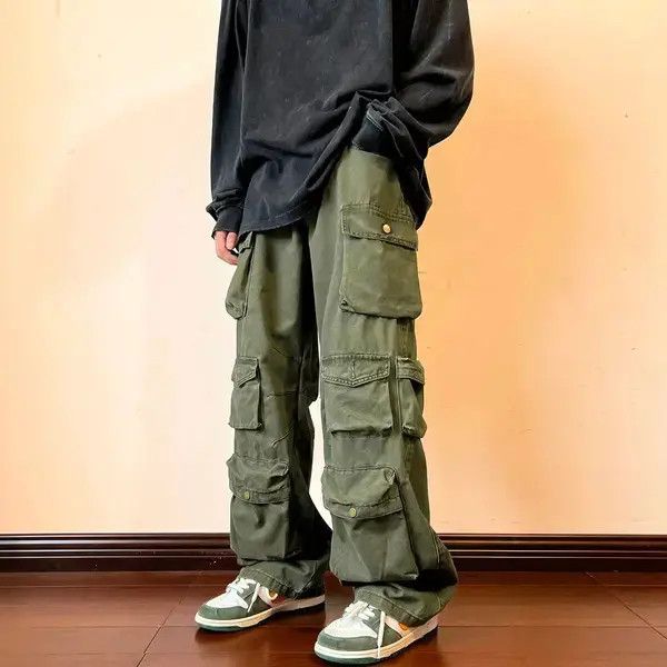 Japanese Brand Cargo Pants Multi-pockets Size US 30 / EU 46 - 1 Thumbnail