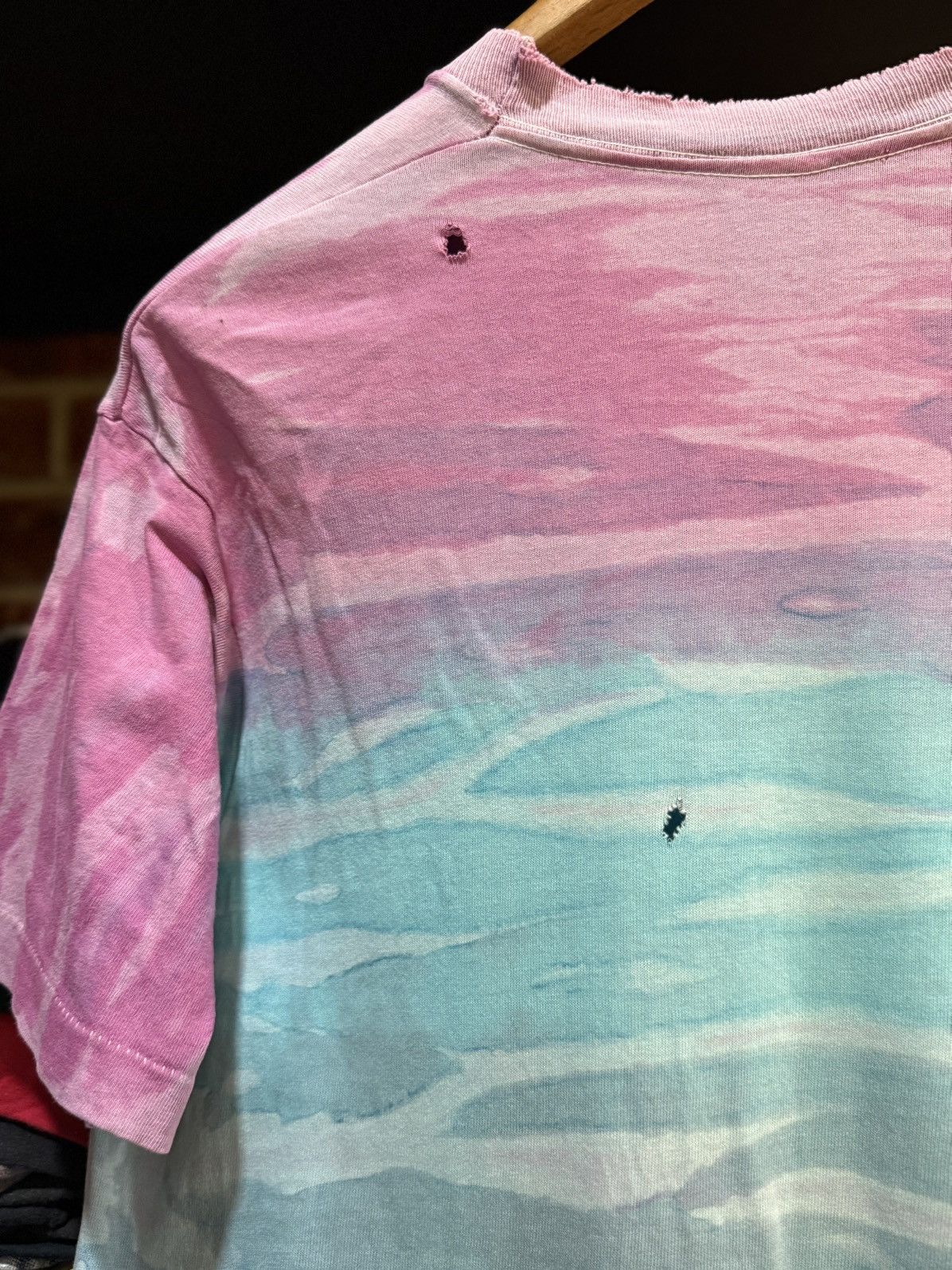 Girl Skateboards Thrashed Vintage 90s FOTL Pocket Tie Dye Distressed Tee Size US M / EU 48-50 / 2 - 10 Thumbnail