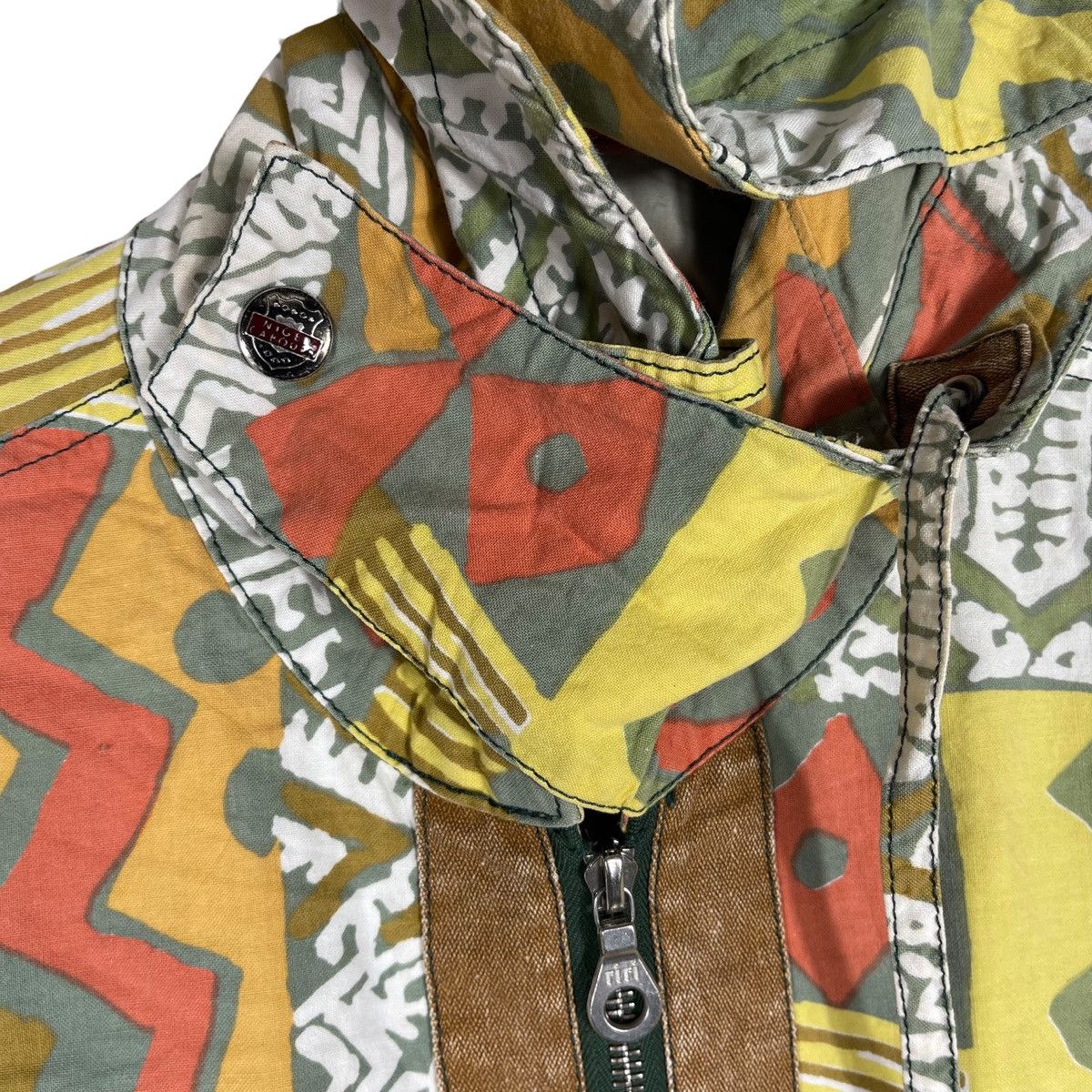 Nigel Cabourn Vintage Nigel Cabourn Geometric Parka Jacket Size US XL / EU 56 / 4 - 14 Thumbnail