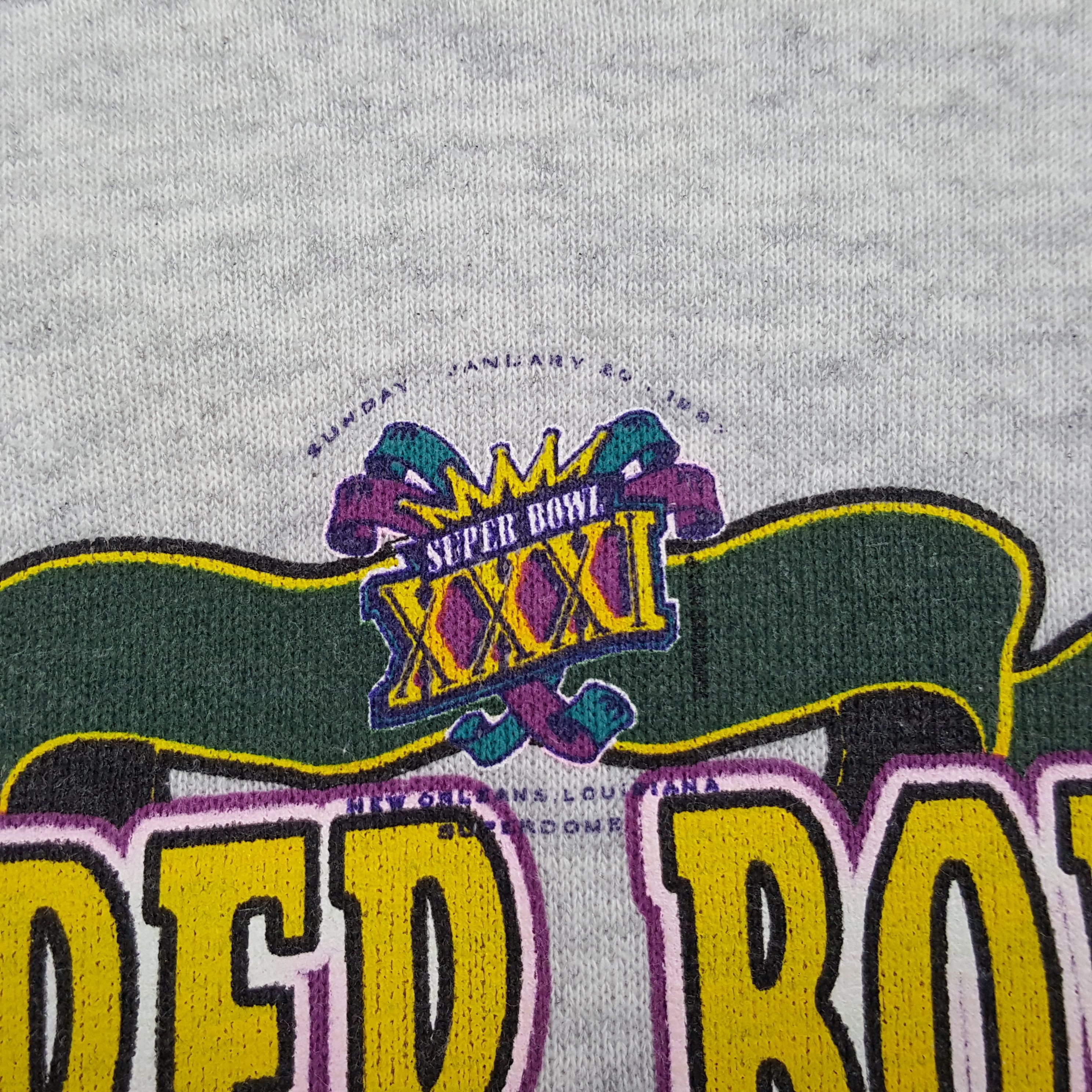 NFL NFL Green Bay Packers Super Bowl Vintage Sweatshirt Size US L / EU 52-54 / 3 - 3 Thumbnail