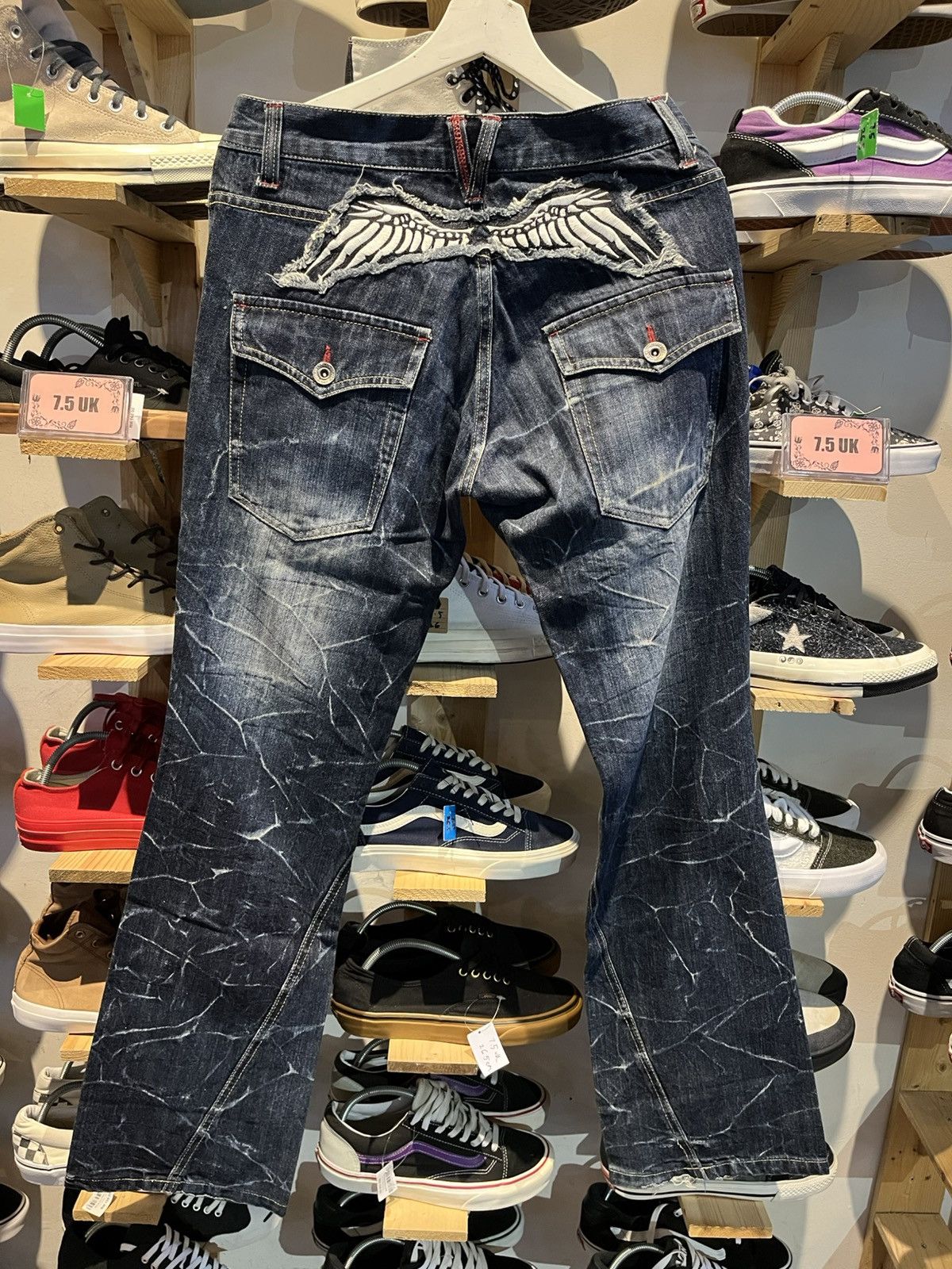Japanese Brand Nylaus Jeans Japanese Jeans Size US 33 - 1 Thumbnail