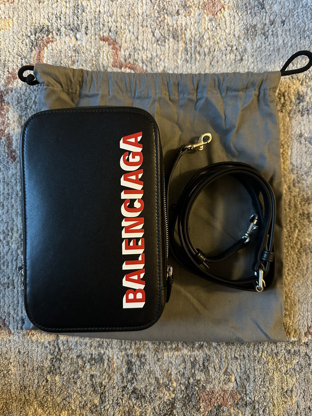 Balenciaga BALENCIAGA Cash zip phone holder | Grailed