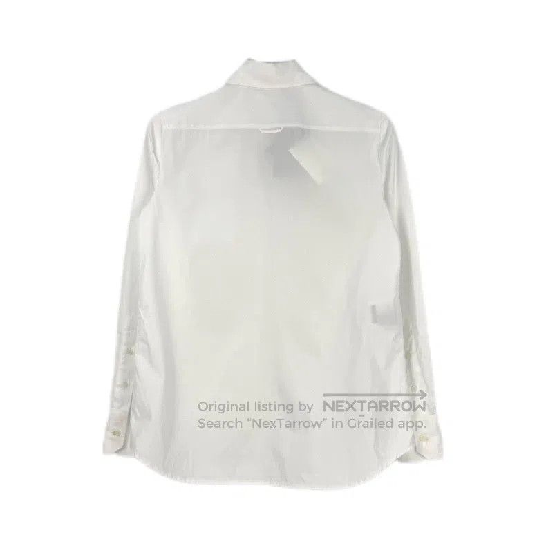 Prada Prada White classic logo bow shirt Size XS / US 0-2 / IT 36-38 - 2 Thumbnail