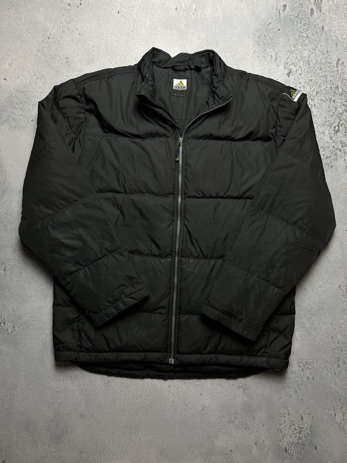 Adidas Adidas Equipment EQT-151 Black Green Logo Puffer Down Jacket Size US L / EU 52-54 / 3 - 1 Thumbnail