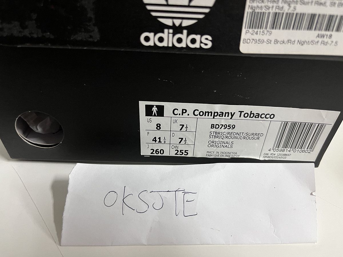 Adidas × C.P. Company C.P. Company x adidas Tobacco Red/us 8 Size US 8 / EU 41 - 3 Thumbnail