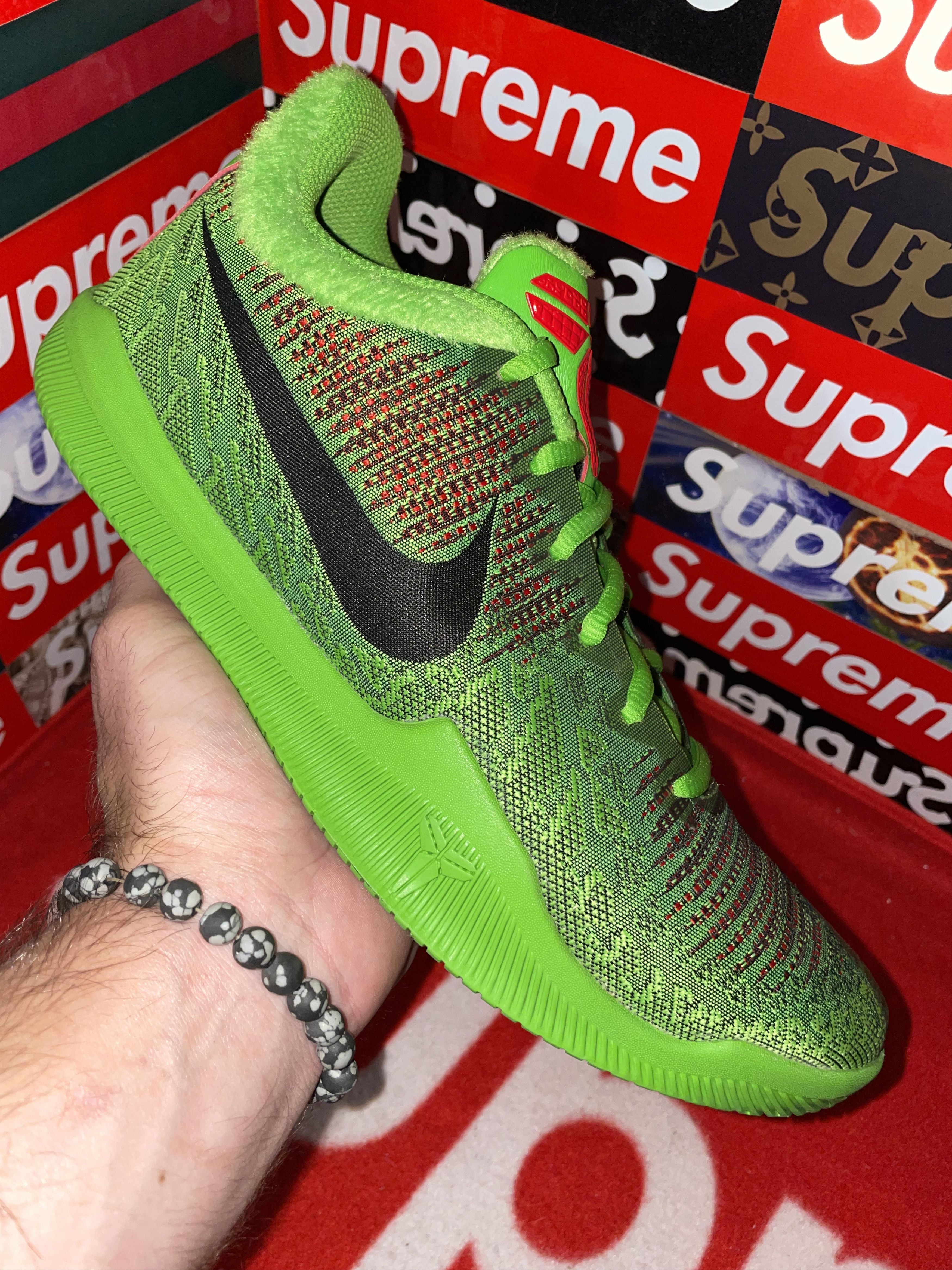 Nike Nike Mamba Rage EP 'Grinch' 908974-300 size 9 VNDS Size US 9 / EU 42 - 8 Thumbnail