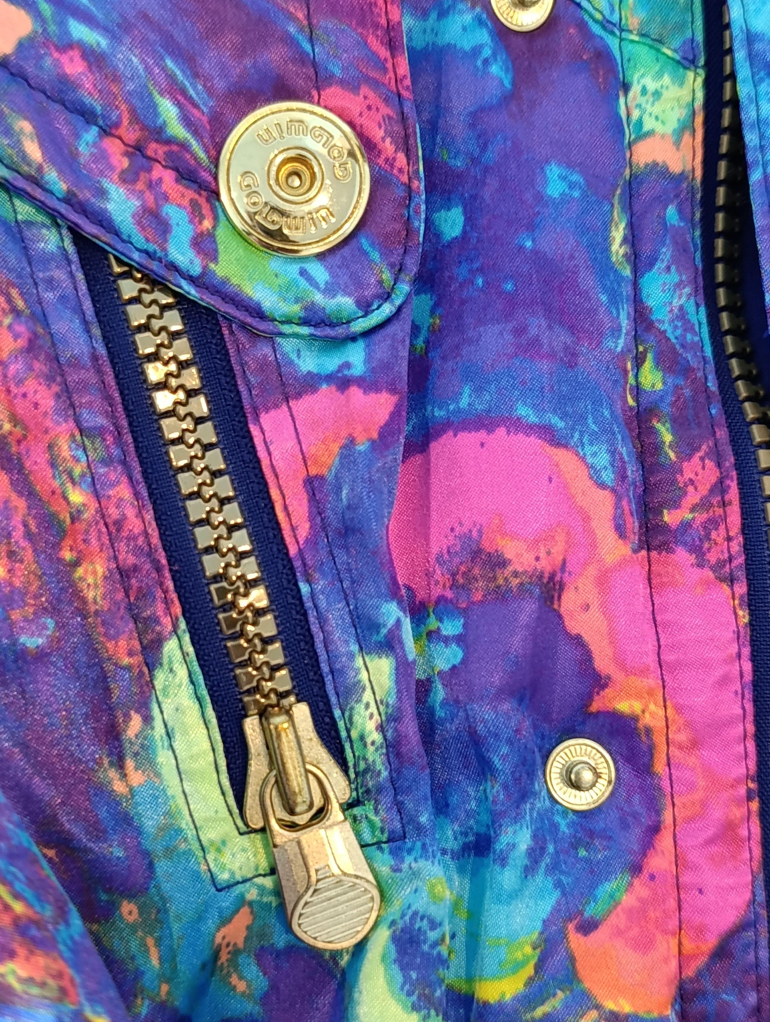 Goldwin 90s GOLDWIN "Electric Marble" Ski Jacket - Made in Japan Size S / US 4 / IT 40 - 7 Thumbnail