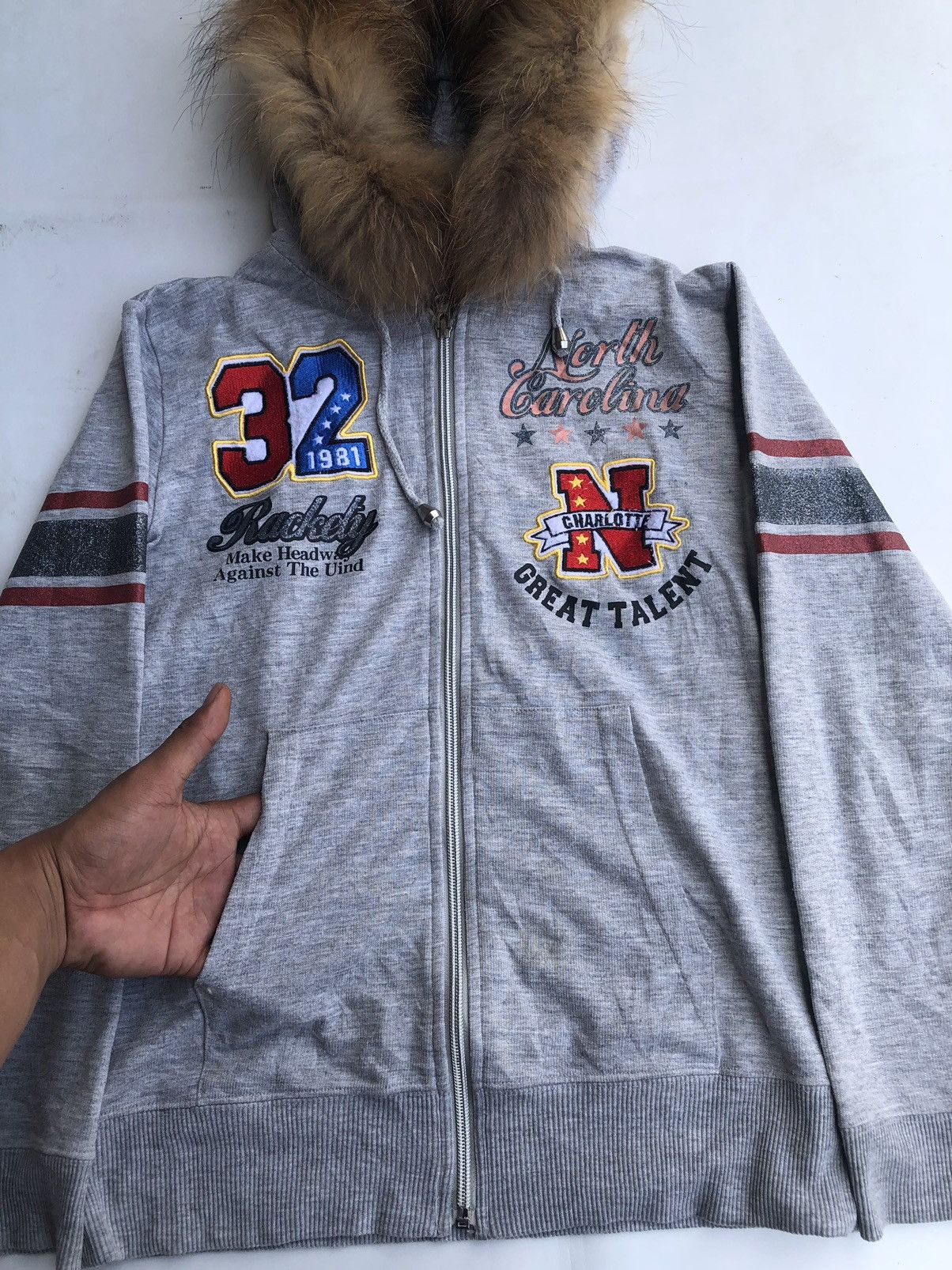 If Six Was Nine Japan Poem Patchwork Fur Hoodie Zipp Ifsix LGB Style Size US M / EU 48-50 / 2 - 3 Thumbnail