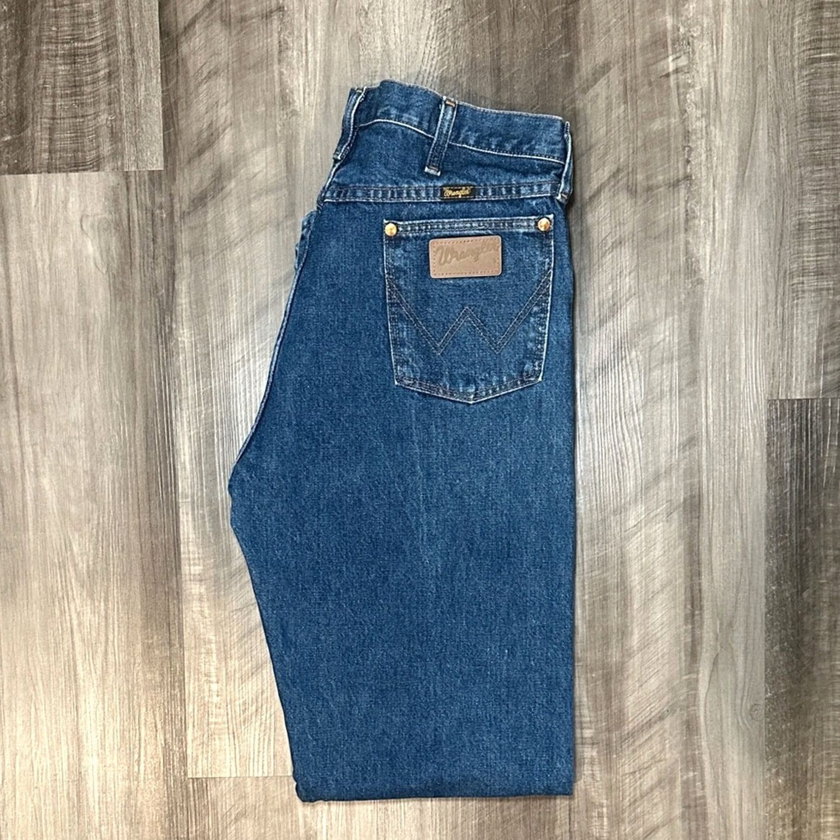 Wrangler VINTAGE Wrangler Cowboy Cut Original Fit Straight Jeans 34x34 Mens Blue 34 Regular Straight Jeans Size US 34 / EU 50 - 2 Thumbnail