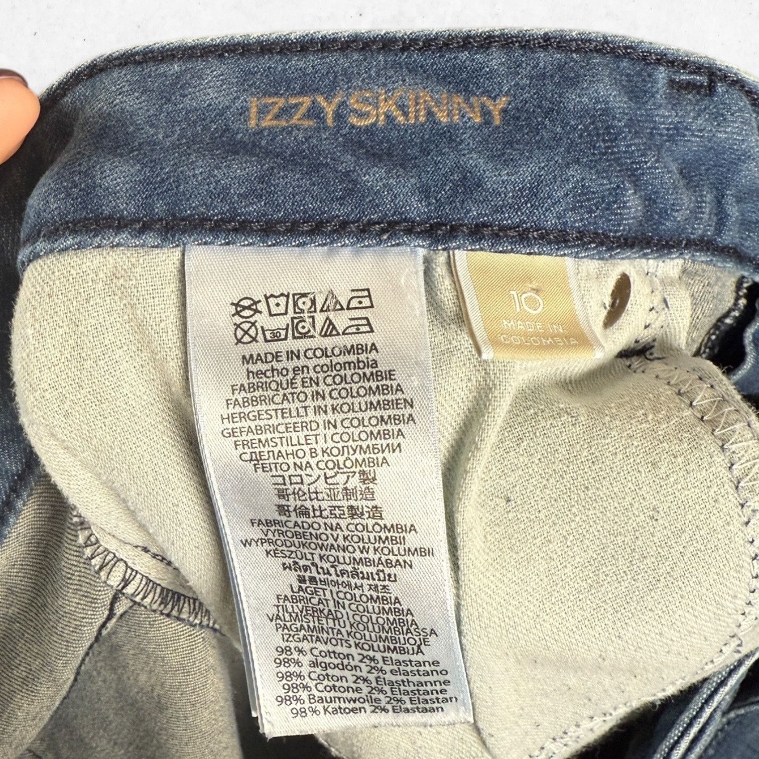 Michael Kors Michael Kors Izzy Skinny Jeans Women's Size 10 Raw Hem Size 32" / US 10 / IT 46 - 4 Thumbnail
