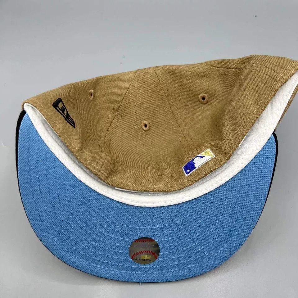 New Era Brooklyn Dodgers Hat Men 7 Jackie Robinson MLB Fitted Cap Size ONE SIZE - 8 Thumbnail