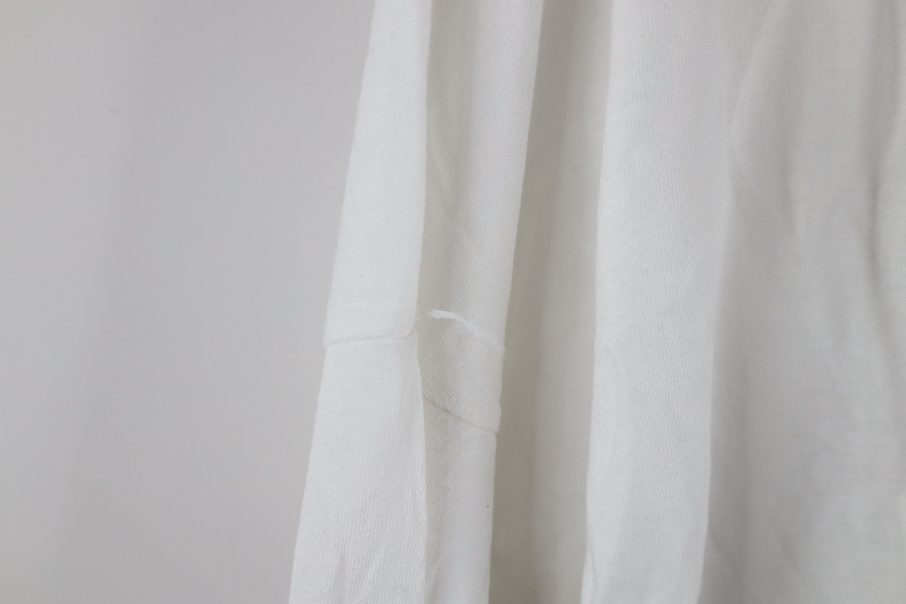 Vintage Vintage 90s Streetwear Long Sleeve T-Shirt White Cotton Size US XXL / EU 58 / 5 - 4 Thumbnail