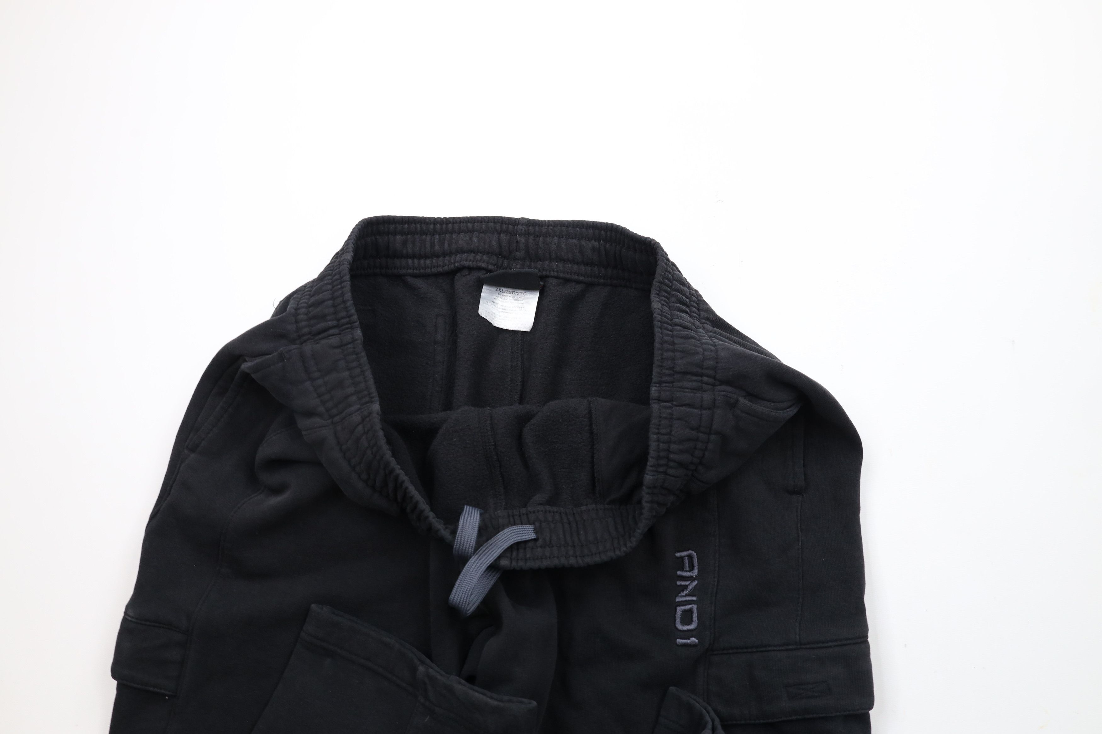 Vintage Vintage And1 And One Basketball Out Cargo Sweatpants Black Size US 40 / EU 56 - 8 Thumbnail