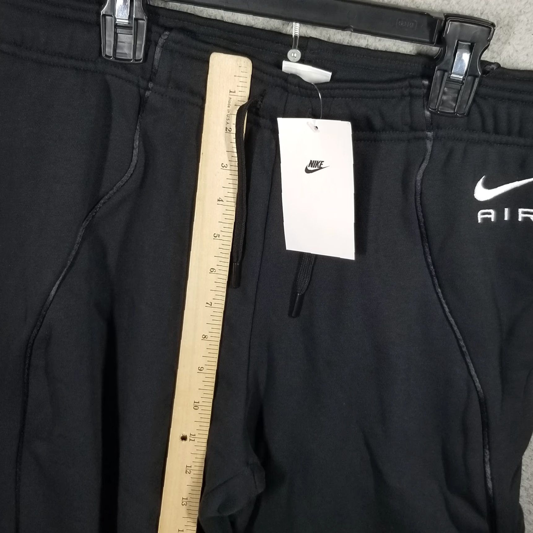 Nike Nike Air Women's Joggers Sweatpants NEW 85 Mid-Rise Fleece Black 32 in Inseam 29 M Size Regular 80% Cotton 20% Polyester Size 32" / US 10 / IT 46 - 7 Thumbnail