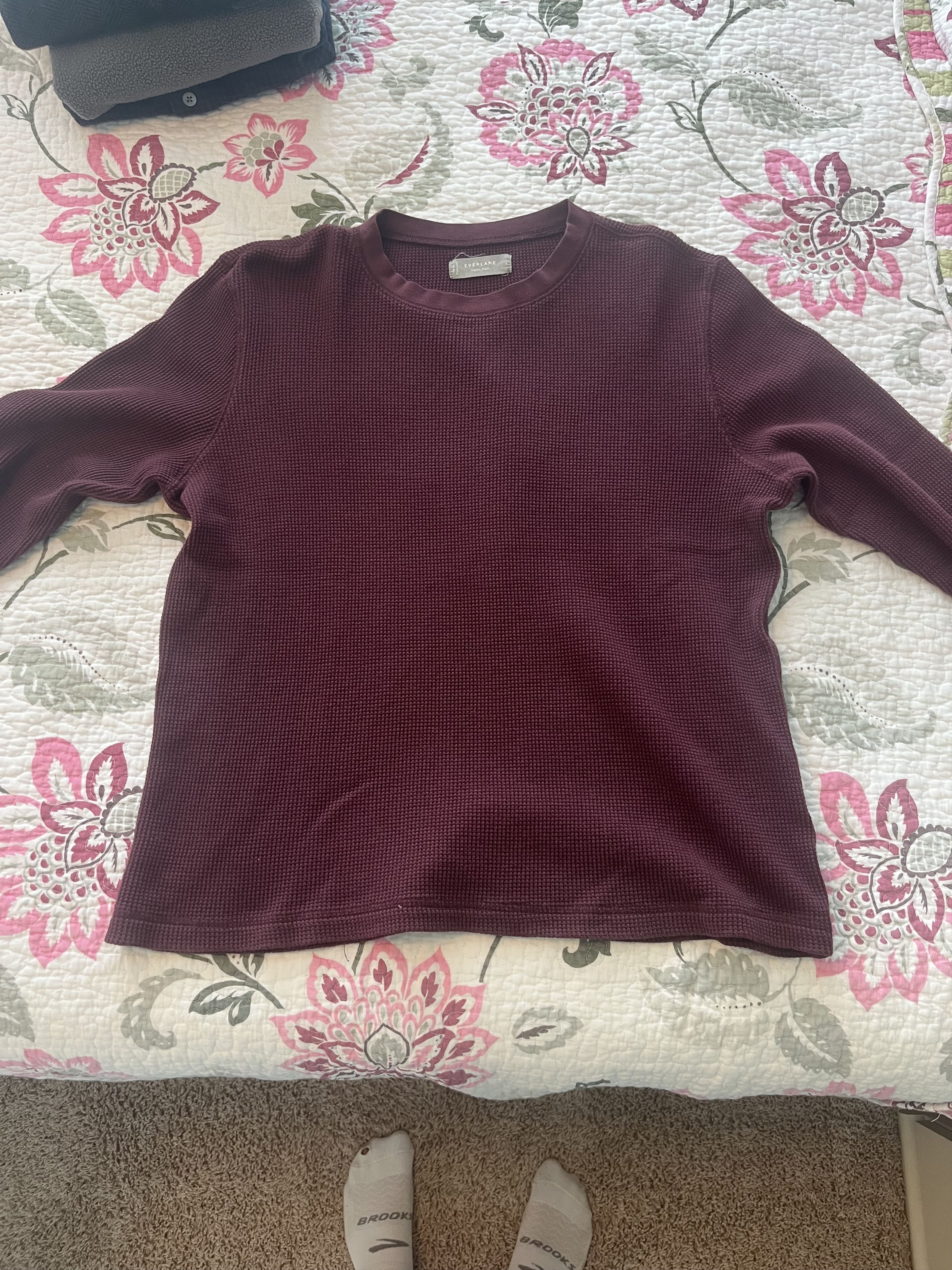 Everlane Longsleeve Waffle T-Shirt Size US L / EU 52-54 / 3 - 3 Thumbnail