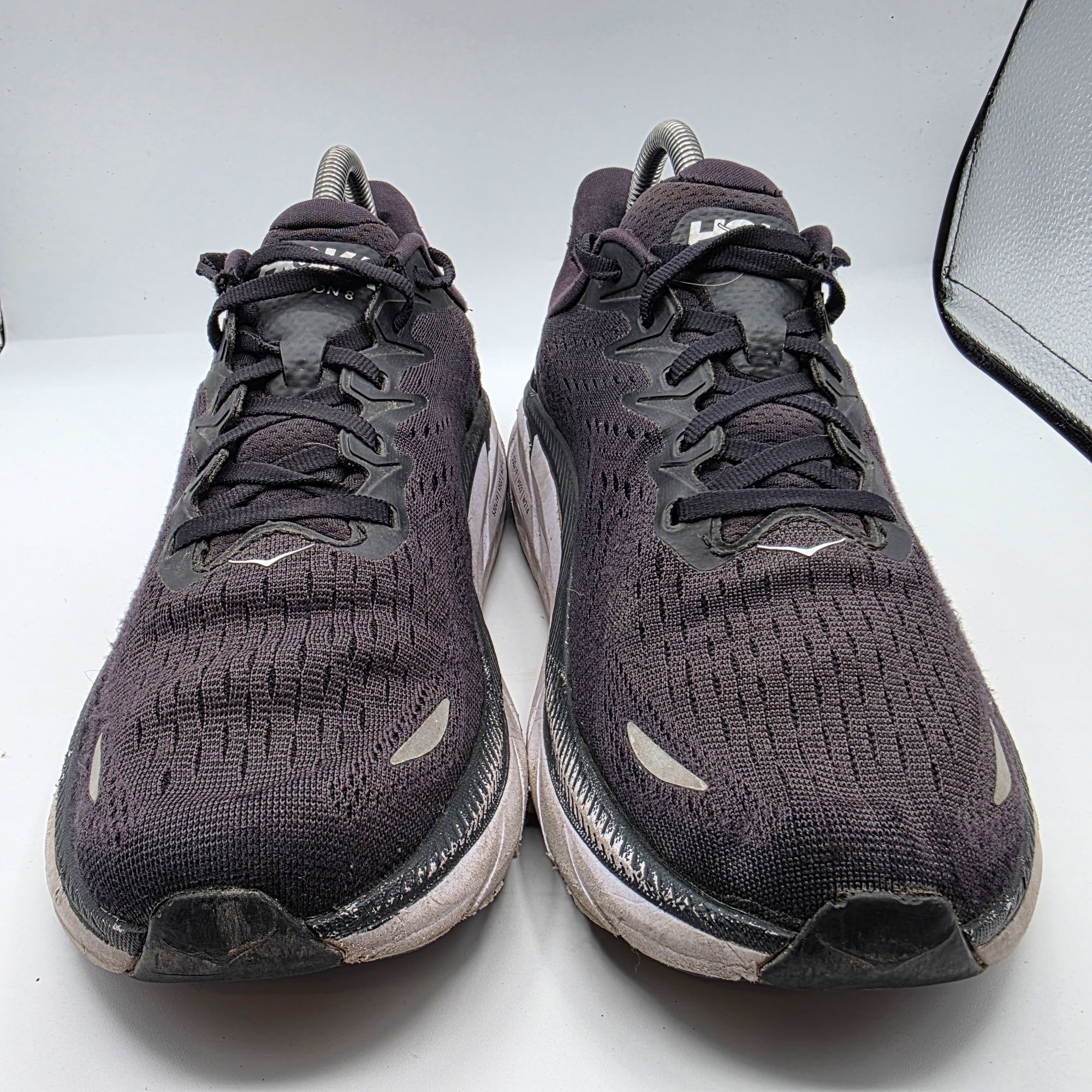 Hoka Hoka One One Clifton 8 Womens 9 B Black Athletic Shoes Runni Size US 9 / IT 39 - 2 Thumbnail