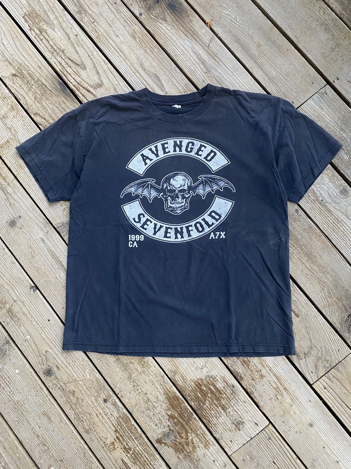 Band Tees Vintage Y2K Avenged Sevenfold Heavy Metal Band Tee Size US XL / EU 56 / 4 - 1 Thumbnail