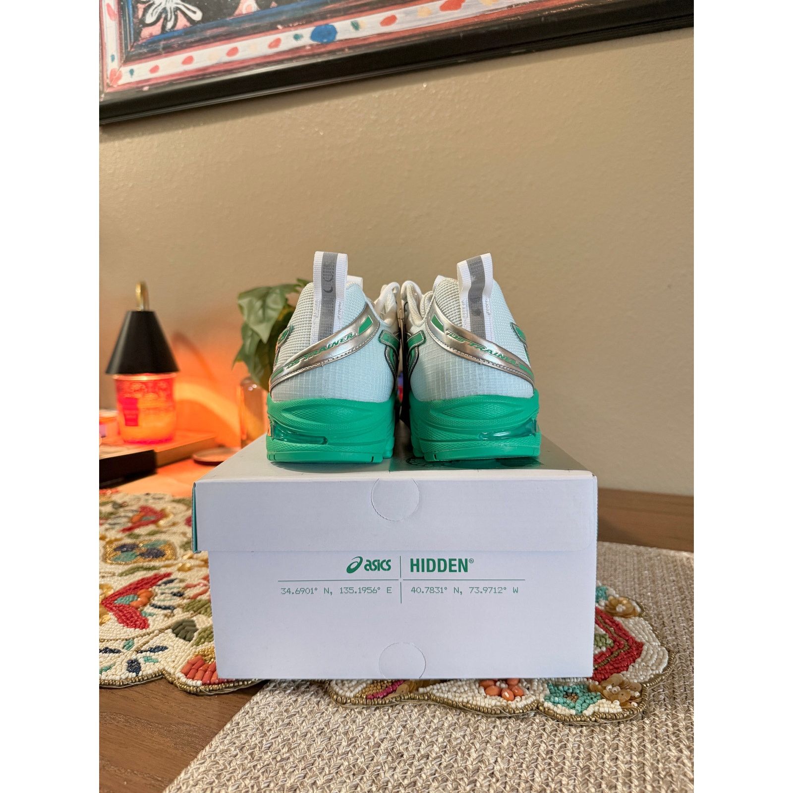 Asics ASICS Gel-DS Trainer 14 x Hidden NY Dawn White Green NYC Size US 8 / EU 41 - 4 Thumbnail