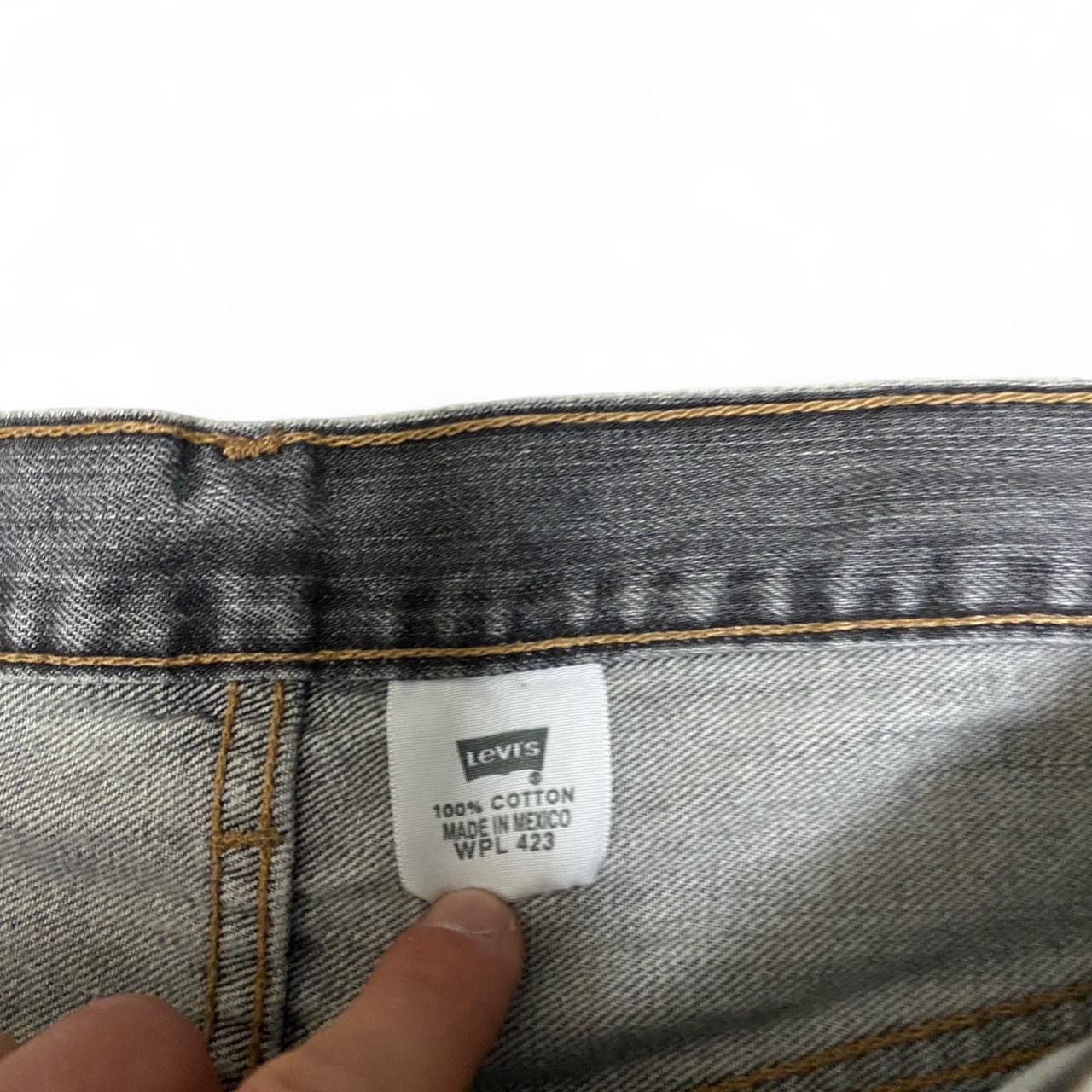 Levi's Y2K Levi’s relaxed fit 550 light grey wash denim jeans Size US 32 / EU 48 - 5 Thumbnail