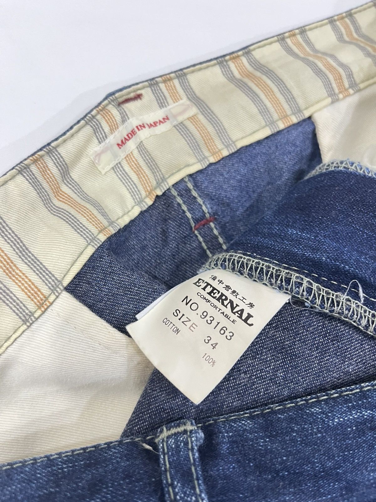 Eternal Japanese Eternal patch Denim Trouser Pants Size 34 Size US 34 / EU 50 - 8 Thumbnail