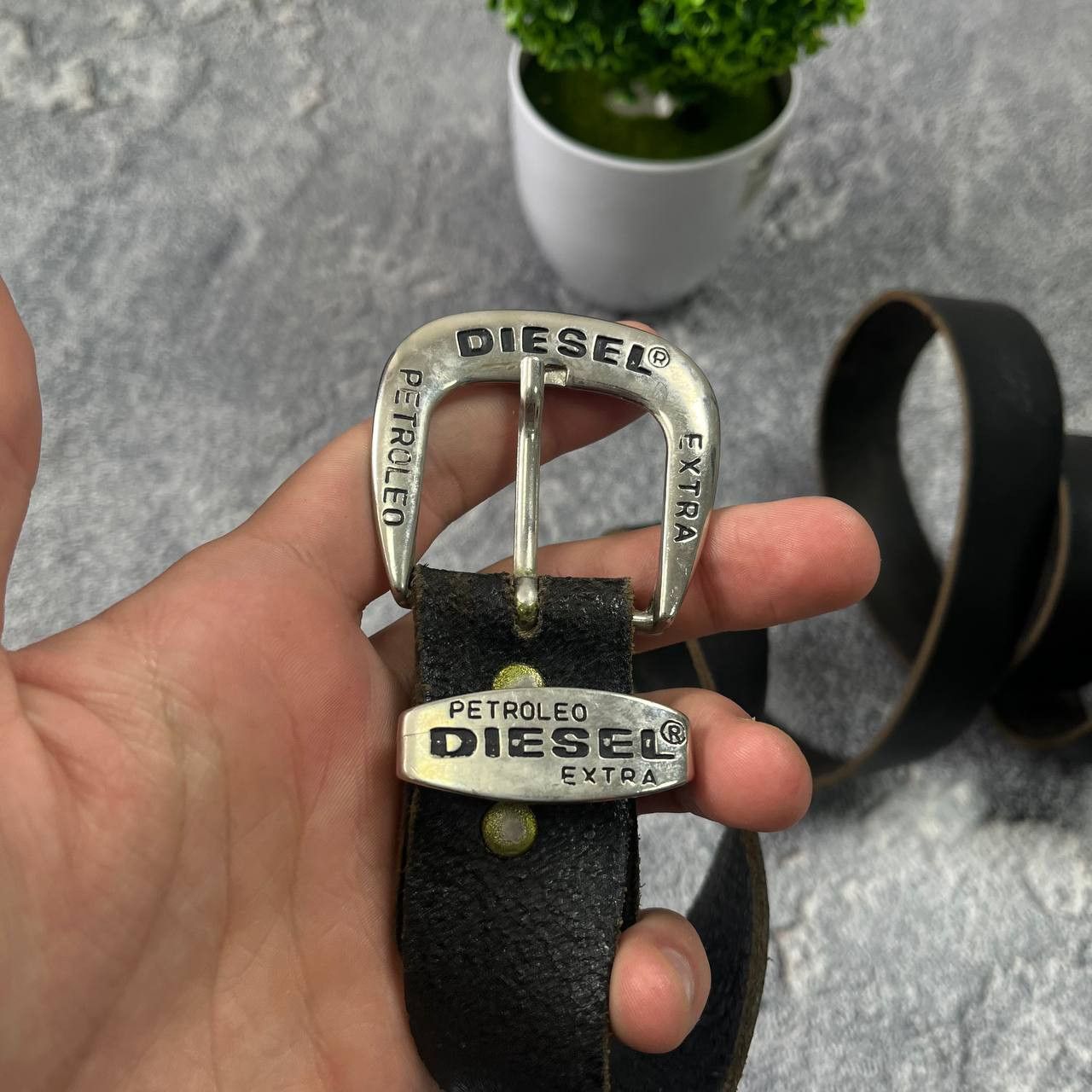 Diesel Vintage Diesel Leahet Belt Buckle Avantgarde Y2K Style Size ONE SIZE - 15 Thumbnail