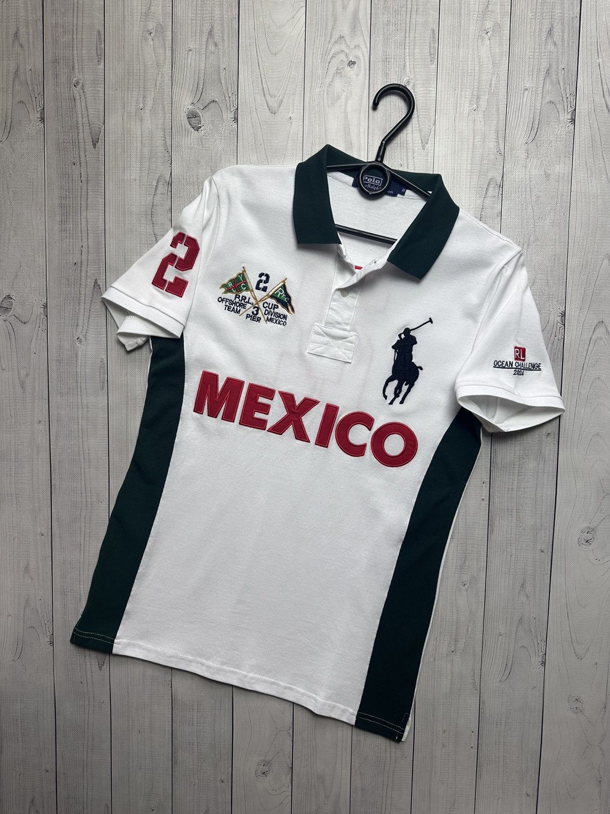 Polo Ralph Lauren Vintage Polo Ralph Lauren Mexico big logo size S M Grailed