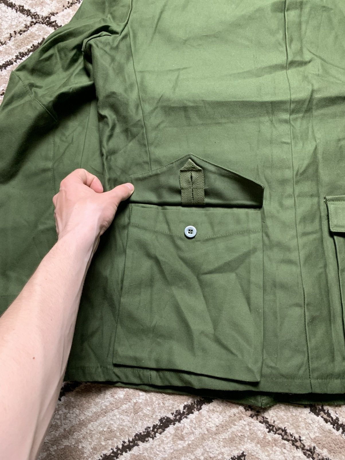 Vintage Vintage Sweden D100 Army Military jacket Size US M / EU 48-50 / 2 - 9 Thumbnail