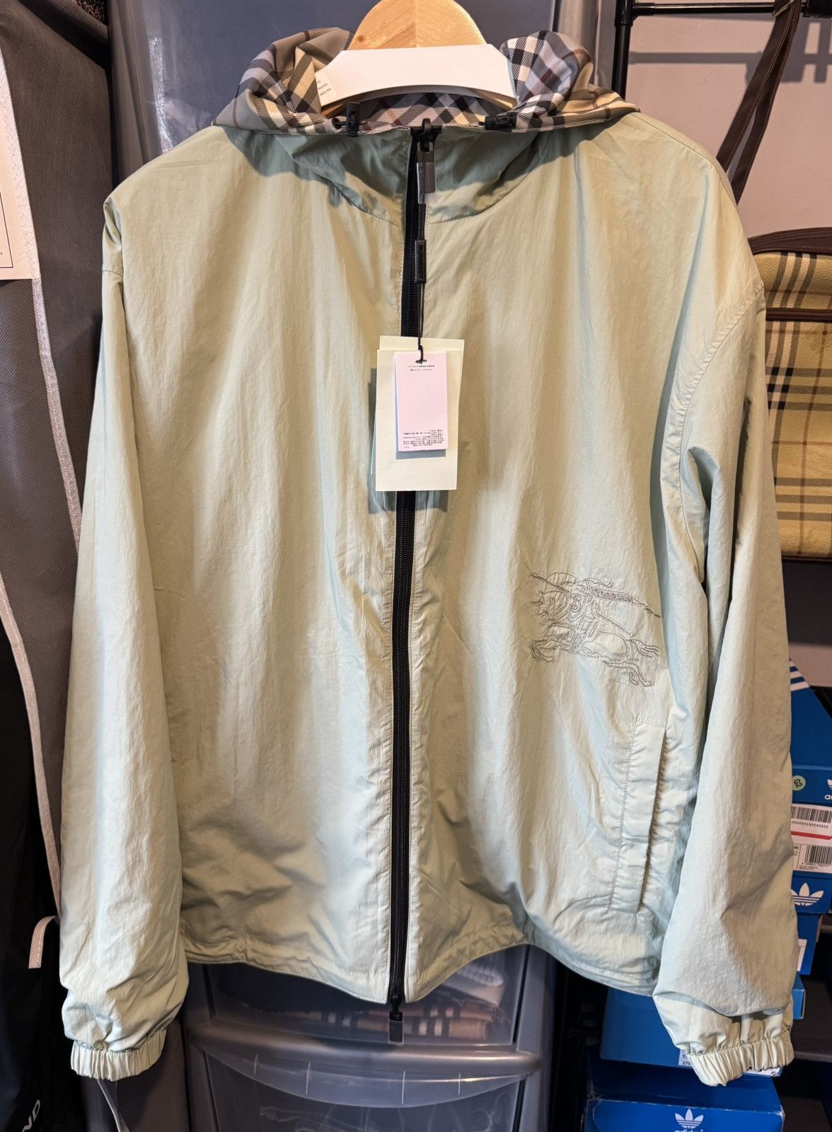Burberry Burberry Reversible Windbreaker Jacket Size US XL / EU 56 / 4 - 8 Thumbnail