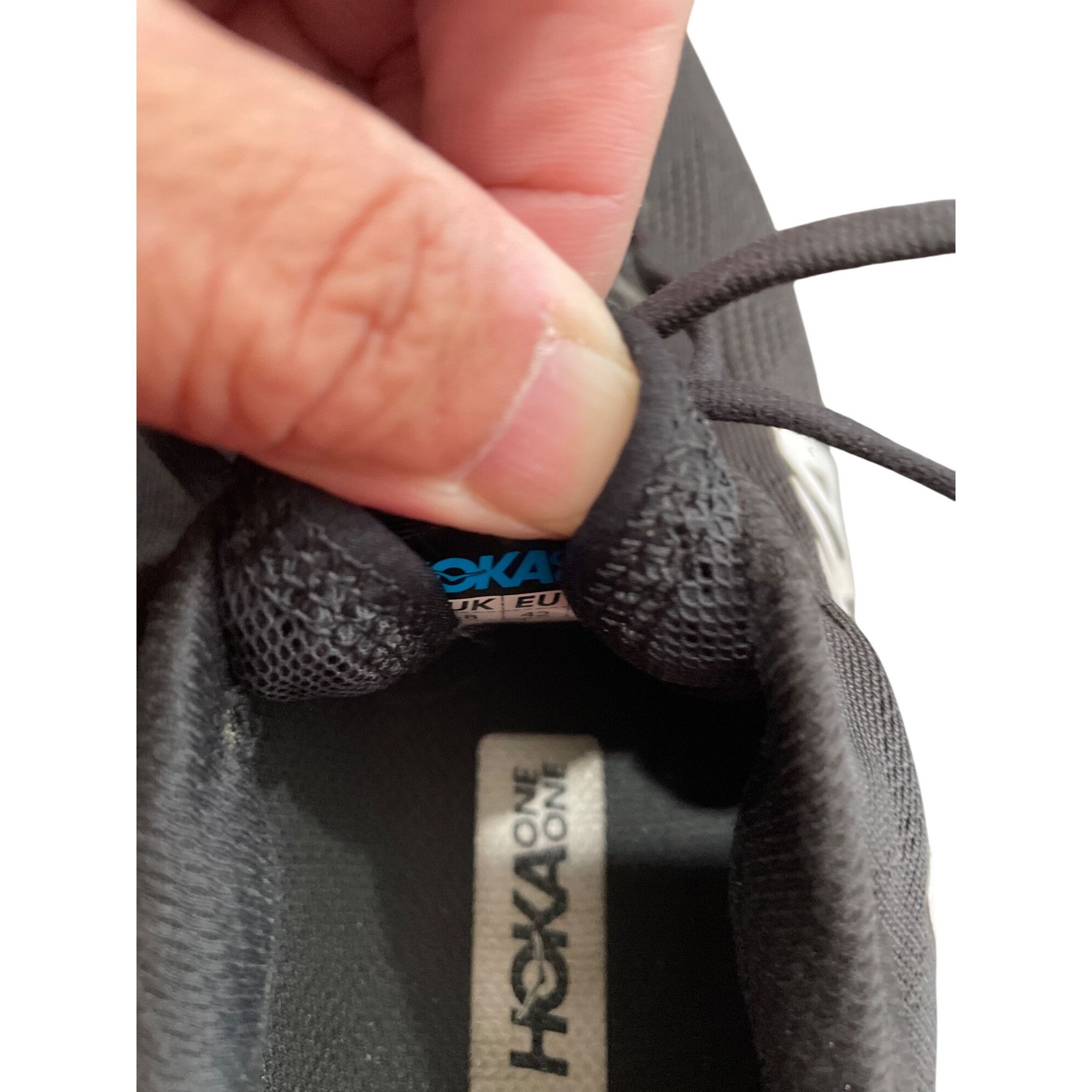 Hoka Hoka Mach 4 Profly Mens black white running shoes Size 9.5B Size US 9.5 / EU 42-43 - 7 Thumbnail