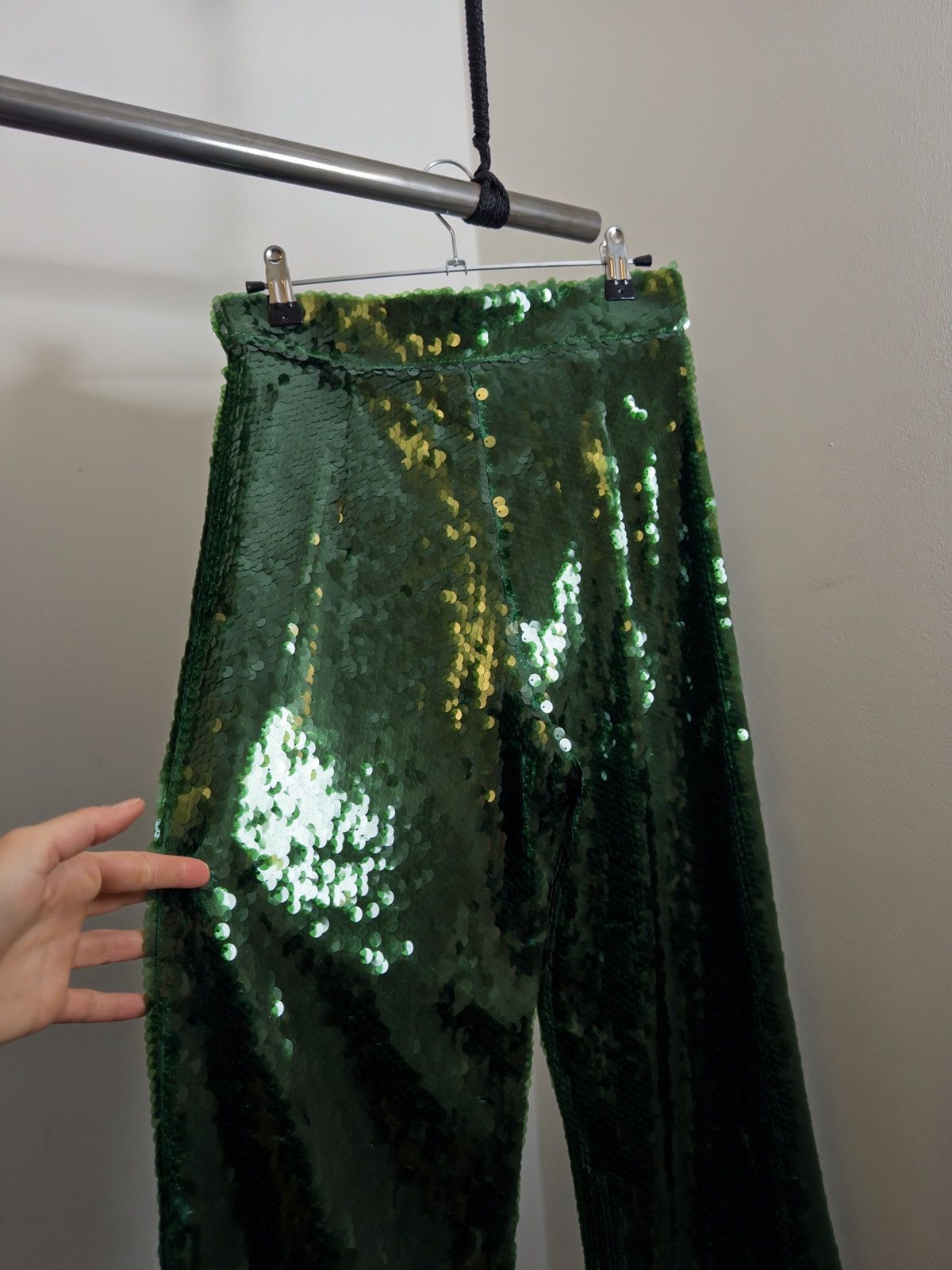 Gucci La Veste x Gucci Vault Green Sequin Pants – Limited Edition Size 26" / US 2 / IT 38 - 6 Thumbnail