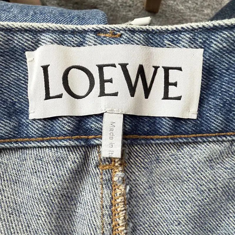 Loewe Loewe Relaxed Fit Blue Cotton Pants . Size 30" / US 8 / IT 44 - 7 Thumbnail