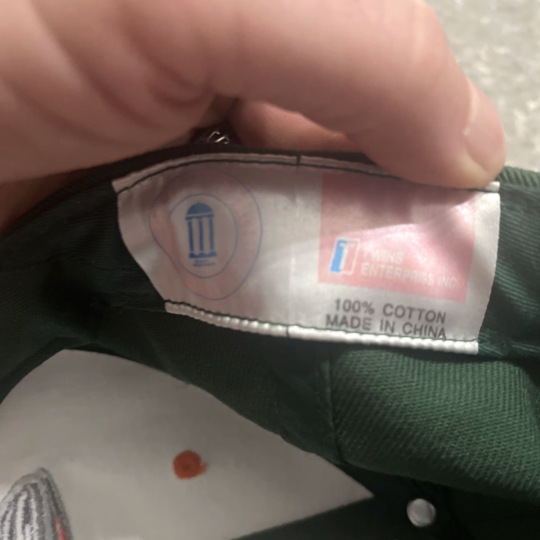 Twins VINTAGE Miami Hurricanes Men’s Cap Hats Green Adjustable Cotton Embroidered Hook and Loop 4 Logos U Hat Twins Enterprise NCAA Men Size ONE SIZE - 8 Thumbnail